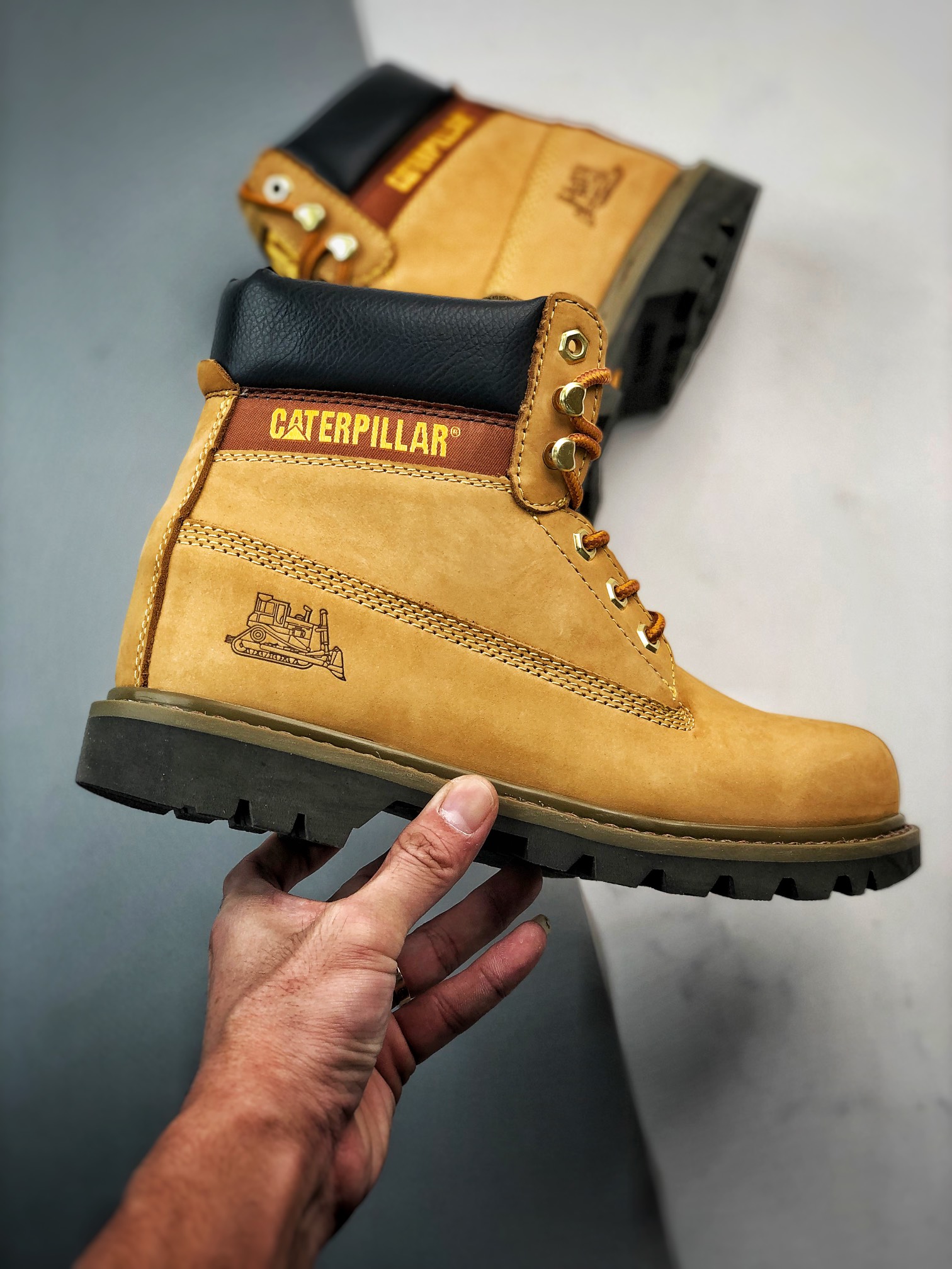 CAT/Carter 2023ss autumn and winter new official synchronization outdoor workwear casual Martin boots big yellow boots series