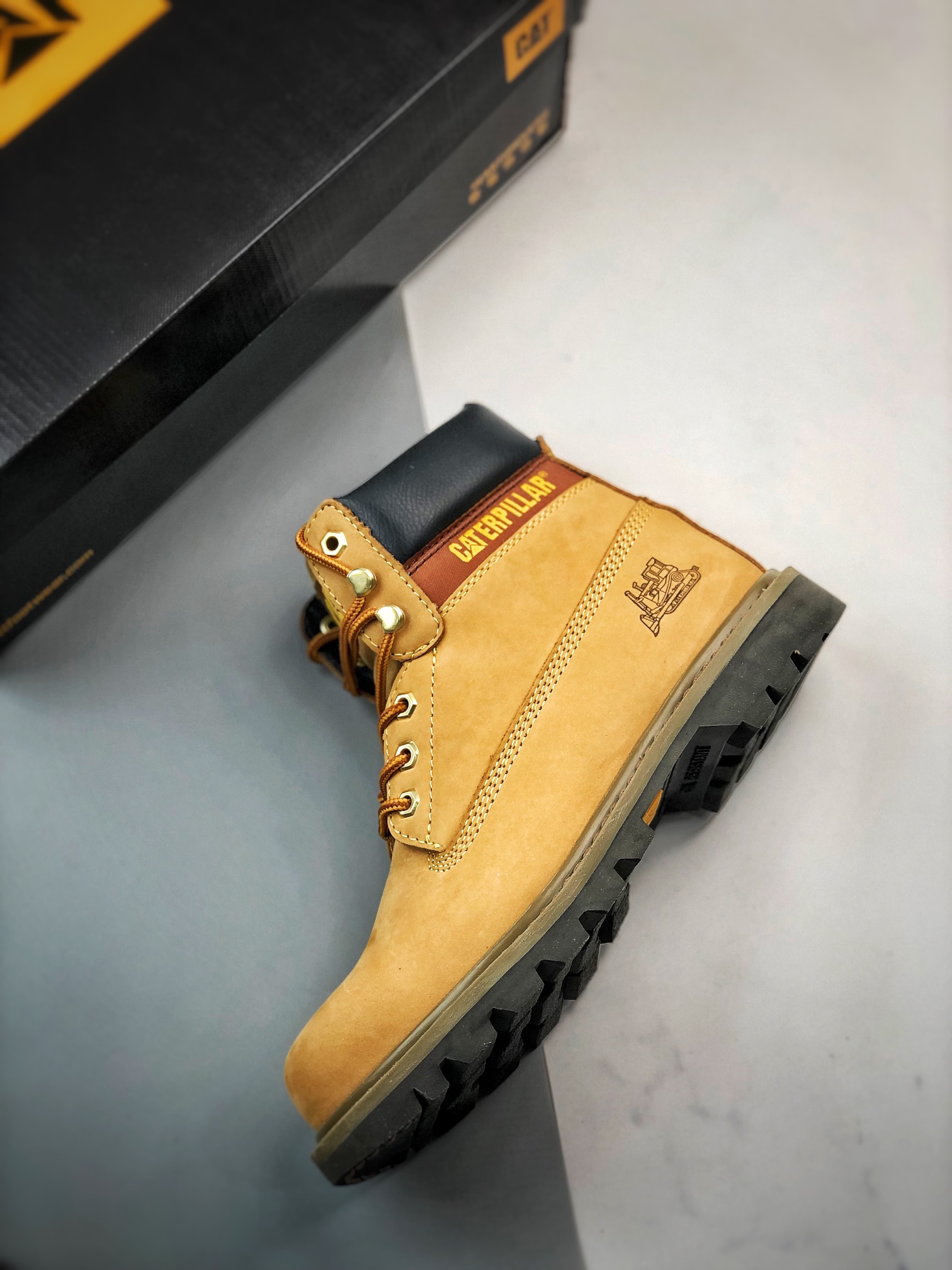 CAT/Carter 2023ss autumn and winter new official synchronization outdoor workwear casual Martin boots big yellow boots series