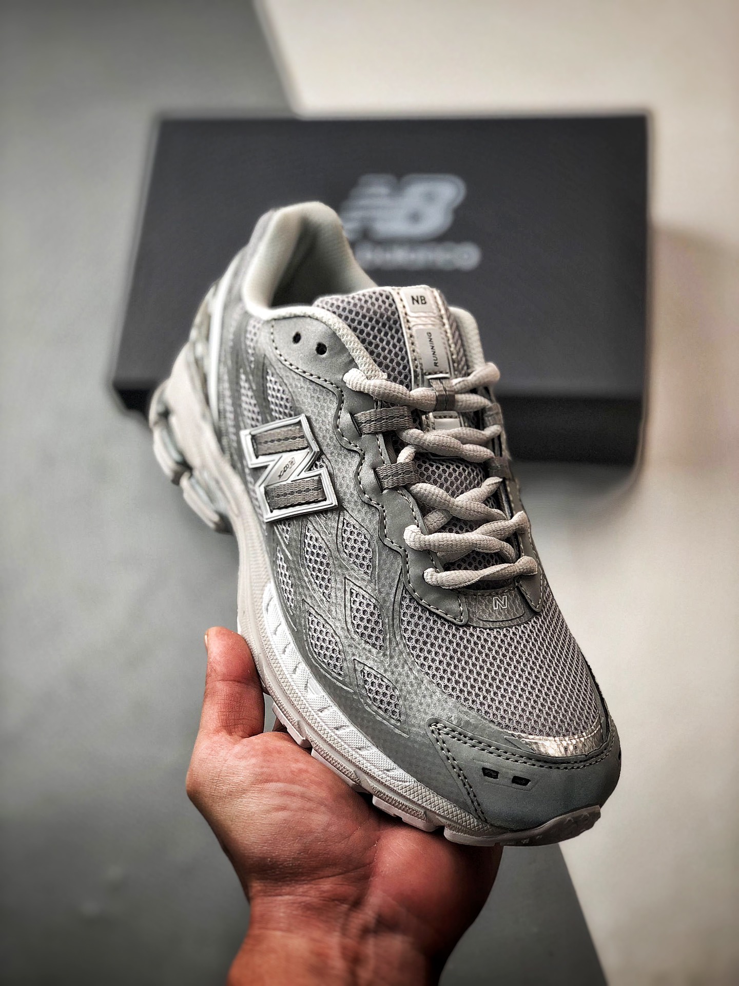 Mejor réplica Nuevo estilo
 New Balance Zapatos Zapatillas deportivas Gris Tpu Vintage Casual