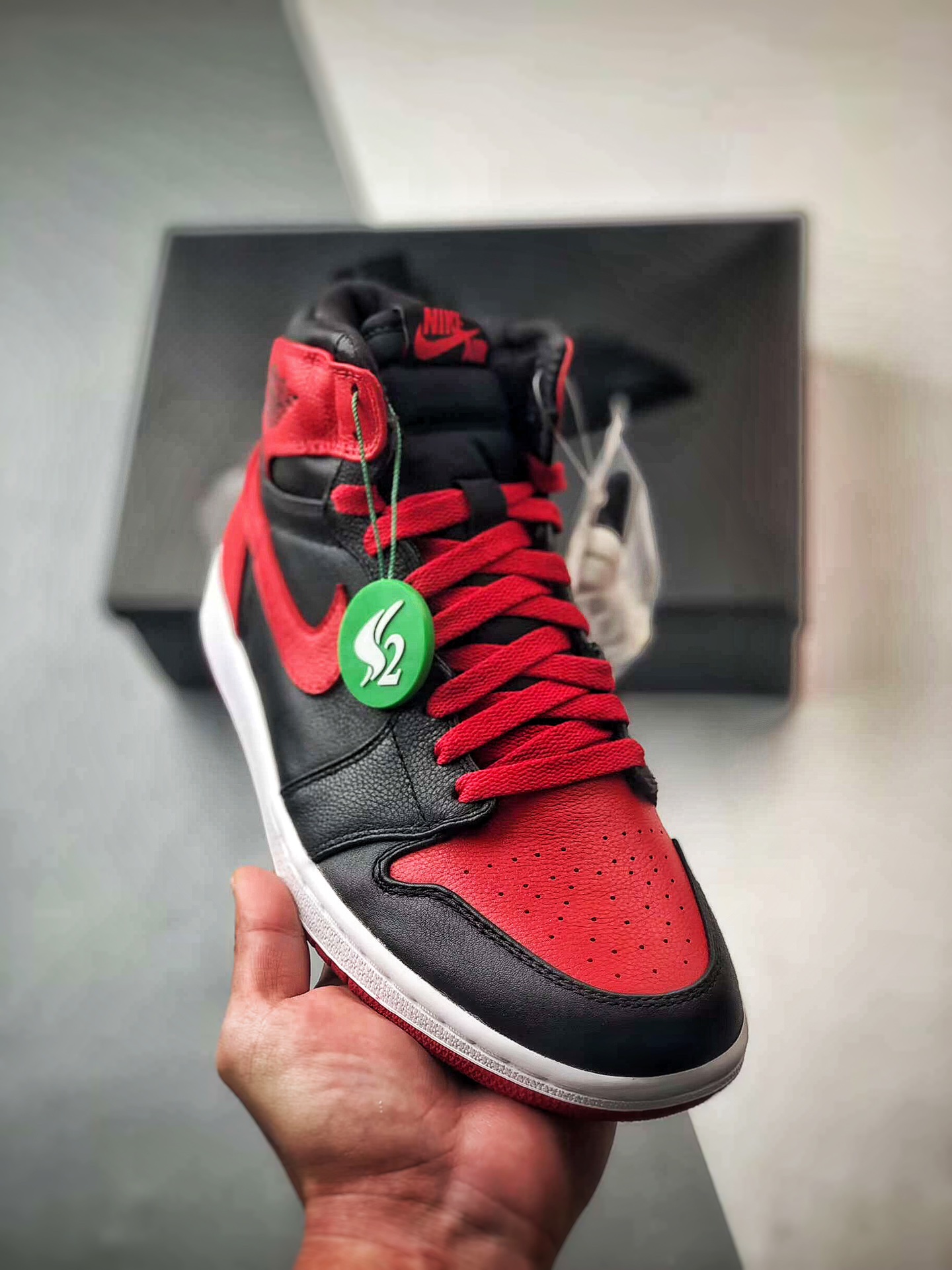 Air Jordan 1 Retro Banned 黑红禁穿 S2纯原生产线 432001-001