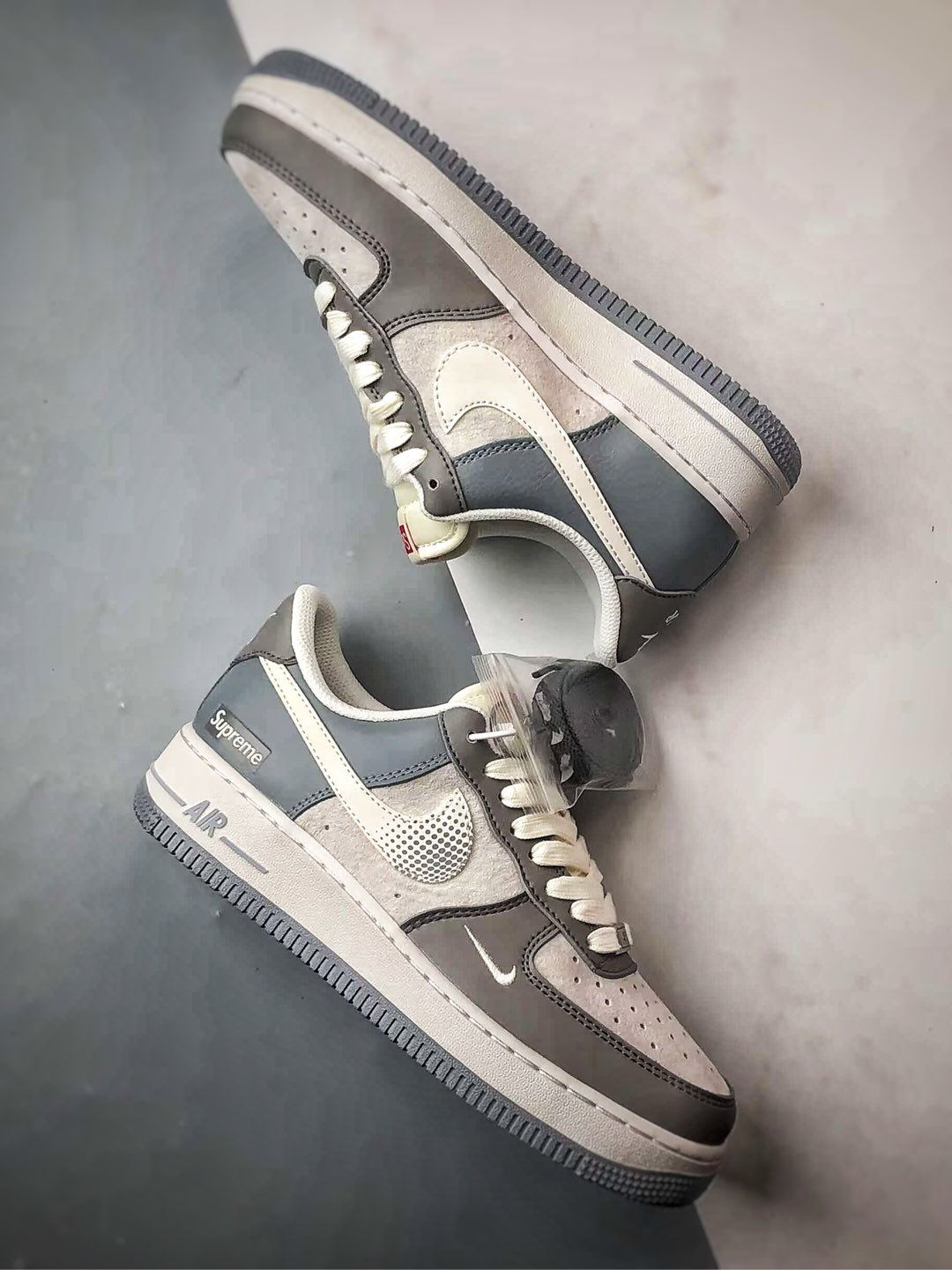 Sup x Air Force 1 Low 米白灰   DM6688-023