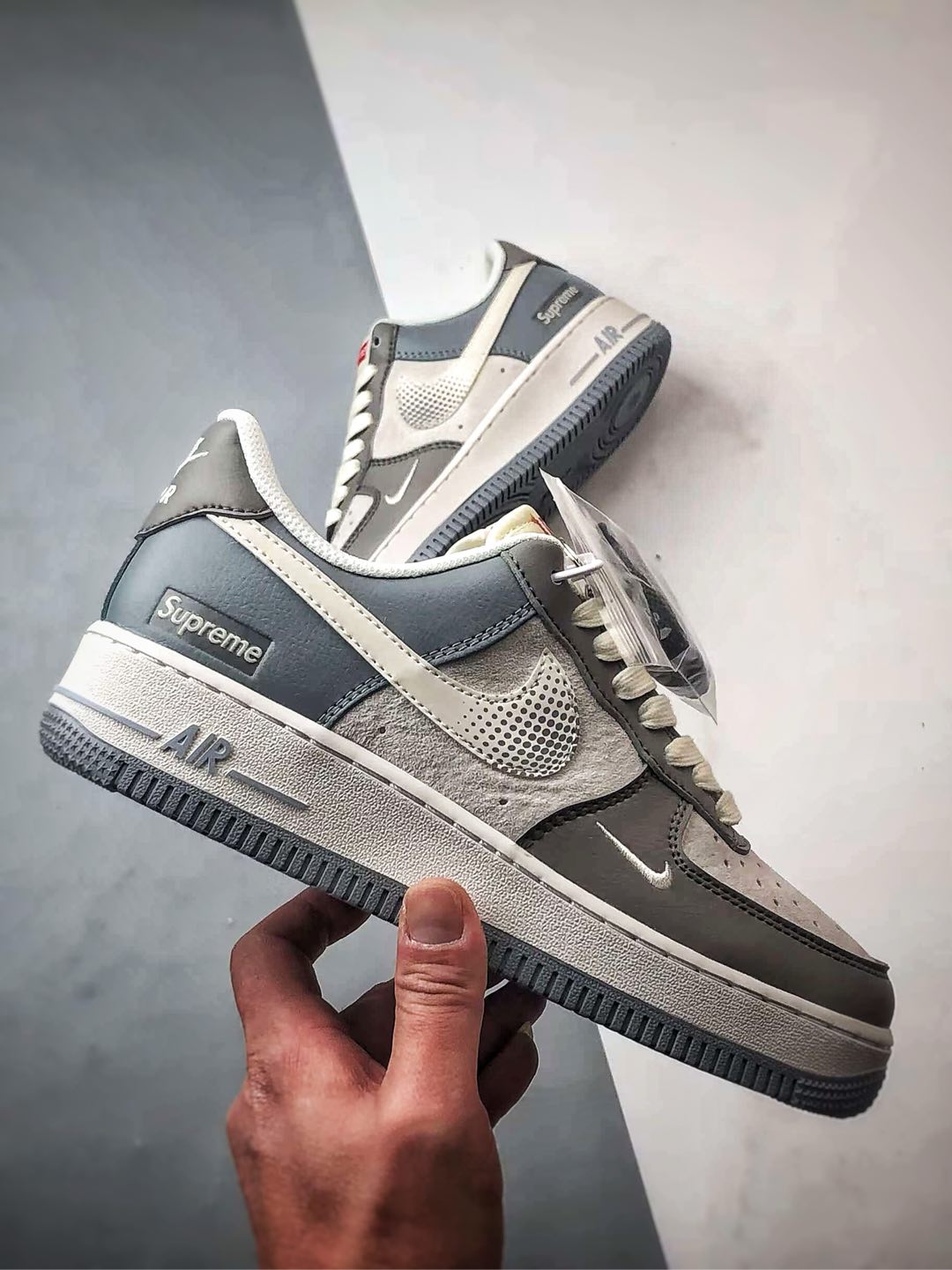 Sup x Air Force 1 Low 米白灰   DM6688-023