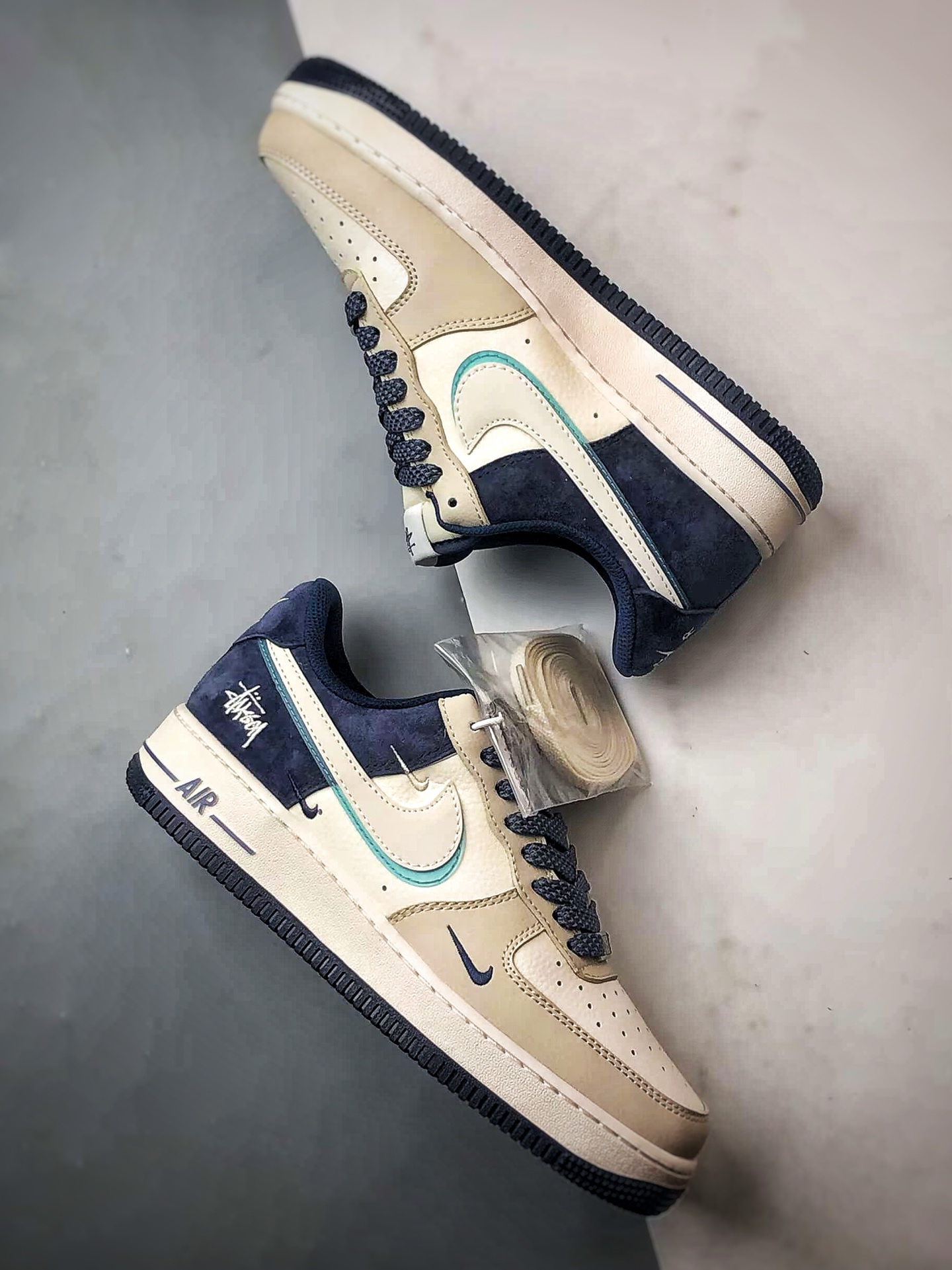 TNF x Air Force 1 Low 灰白藏蓝 DM6868-055