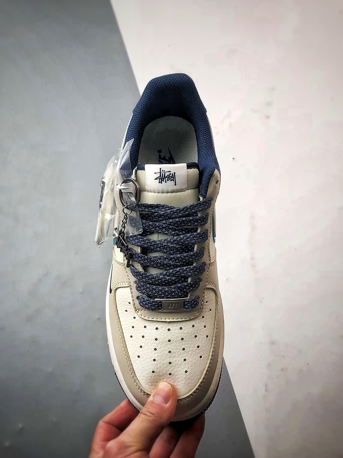 TNF x Air Force 1 Low 灰白藏蓝 DM6868-055