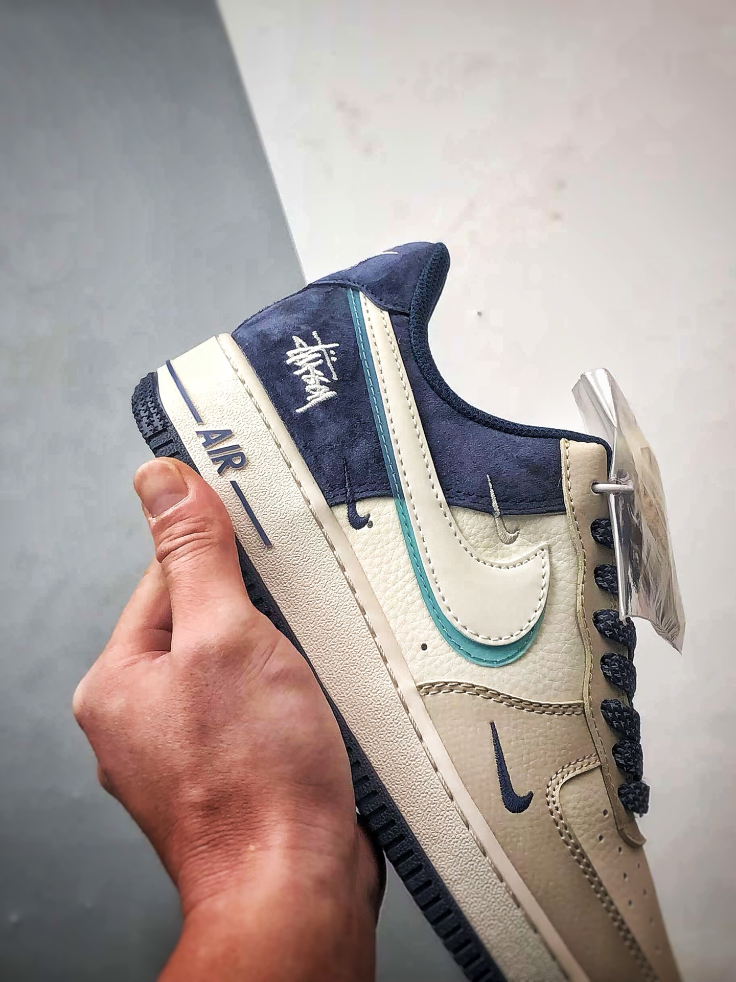 TNF x Air Force 1 Low 灰白藏蓝 DM6868-055