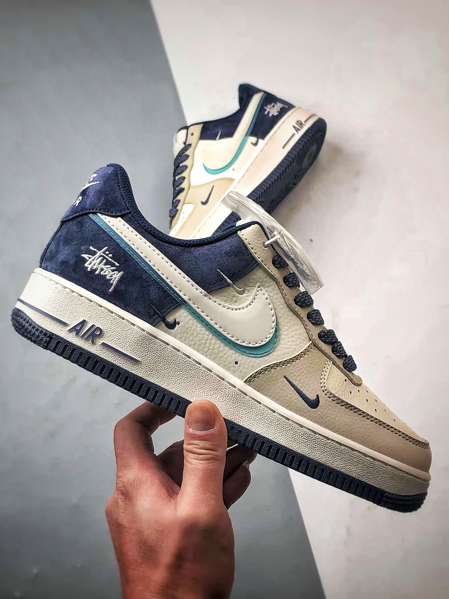 TNF x Air Force 1 Low 灰白藏蓝 DM6868-055
