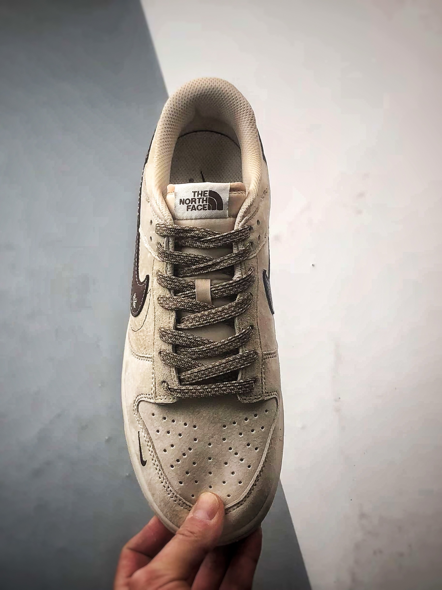 NK Dunk Low Retro ”DIY高端定制” 北面米棕咖啡钩 低帮休闲运动板鞋 DJ2024-086