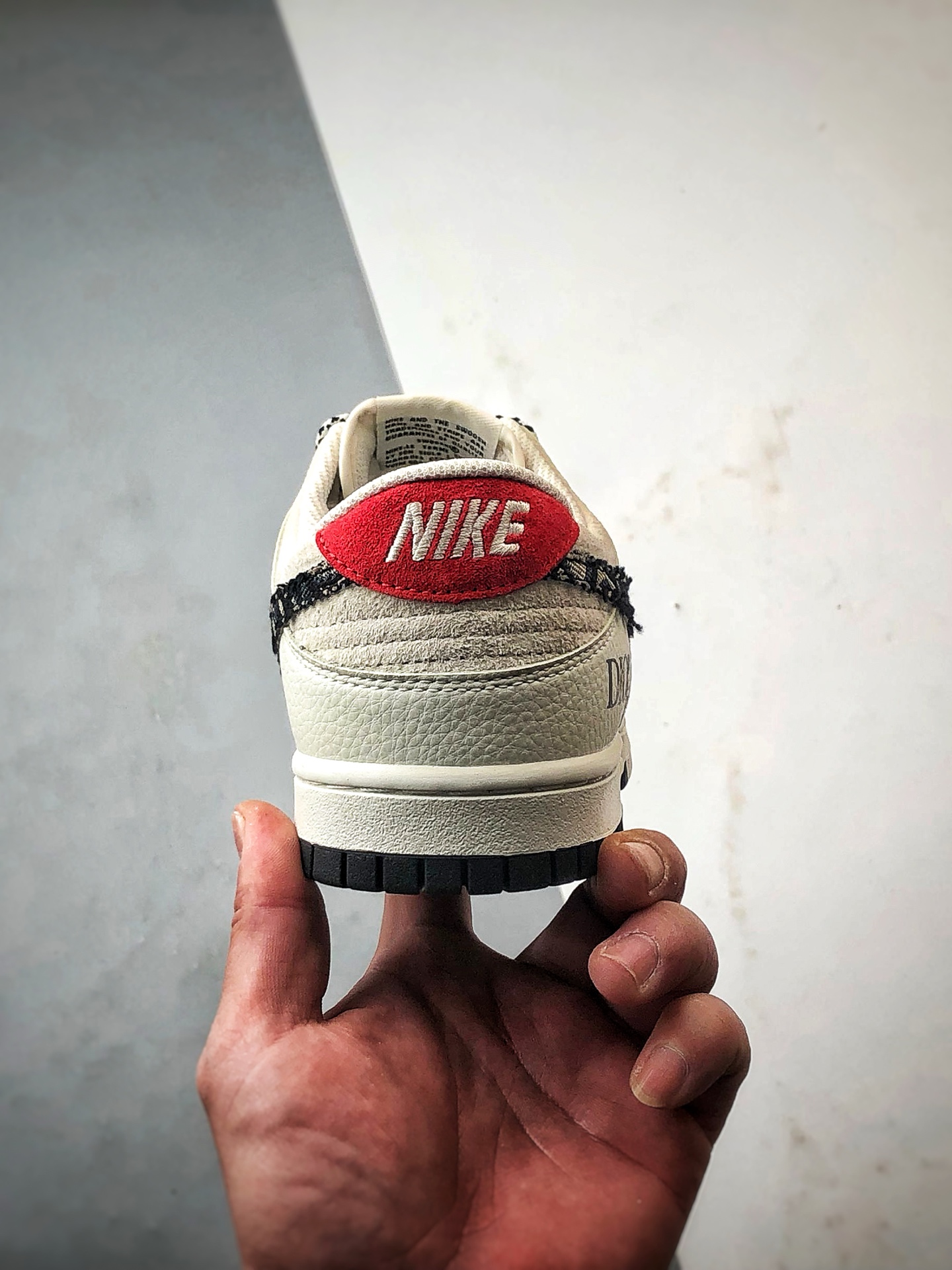 NK Dunk Low Retro ”DIY高端定制” 迪奥米黑牛仔花纹 低帮休闲运动板鞋  DJ2024-131