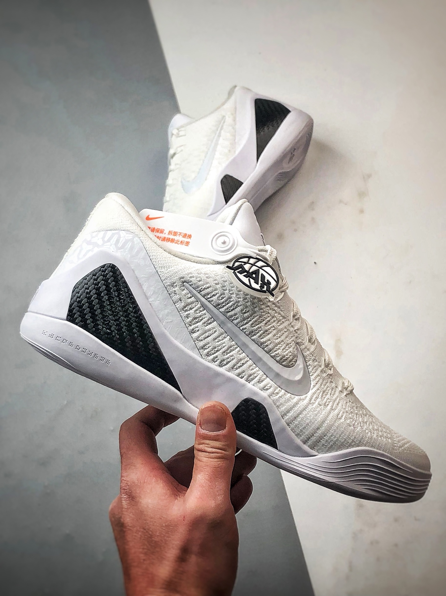NK Kobe 9 Elite Low Protro ”Halo” 灭世纯原 重磅新品 科比9代精英低帮 白色 FZ7334-100