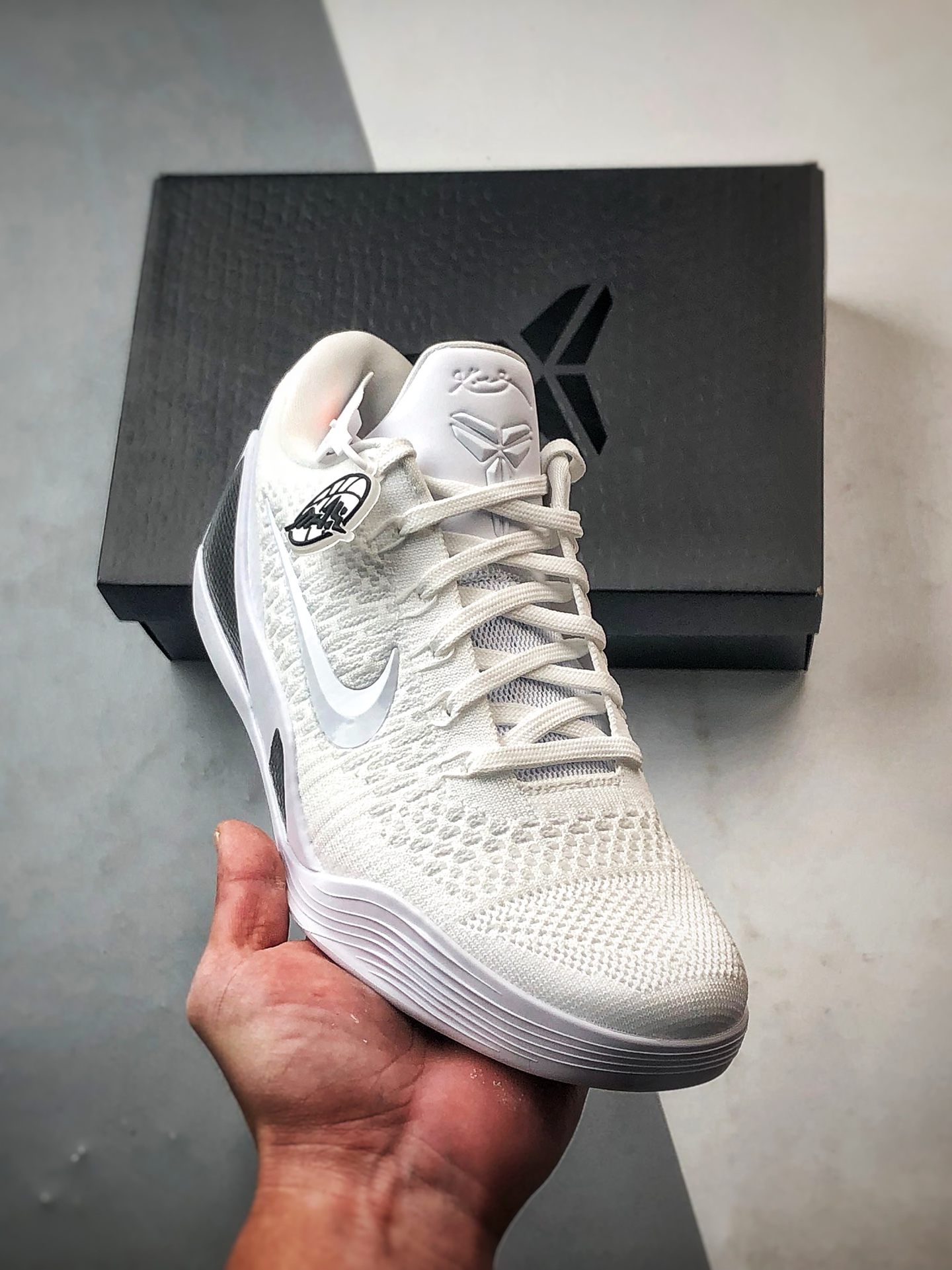 NK Kobe 9 Elite Low Protro ”Halo” 灭世纯原 重磅新品 科比9代精英低帮 白色 FZ7334-100