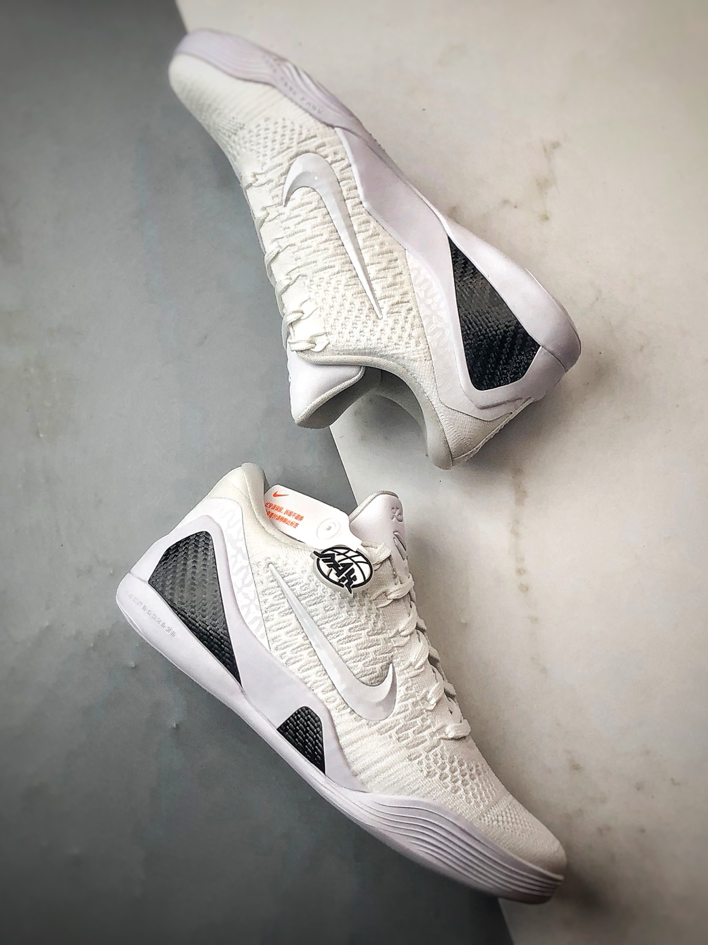 NK Kobe 9 Elite Low Protro ”Halo” 灭世纯原 重磅新品 科比9代精英低帮 白色 FZ7334-100