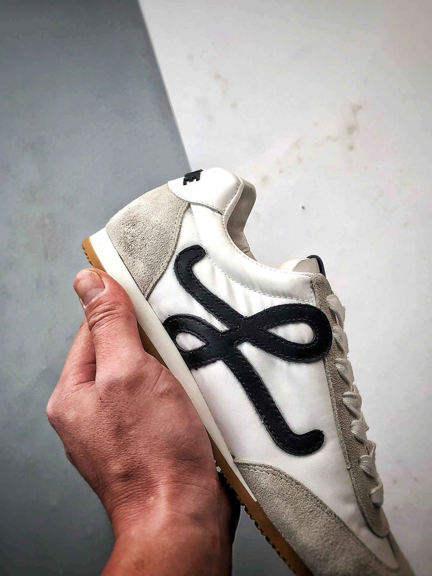 市售顶级 任意细节不惧对比 罗意威/Loewe 2025 | Ballet Runner 2.0 白色 早春新款爆款芭蕾舞鞋