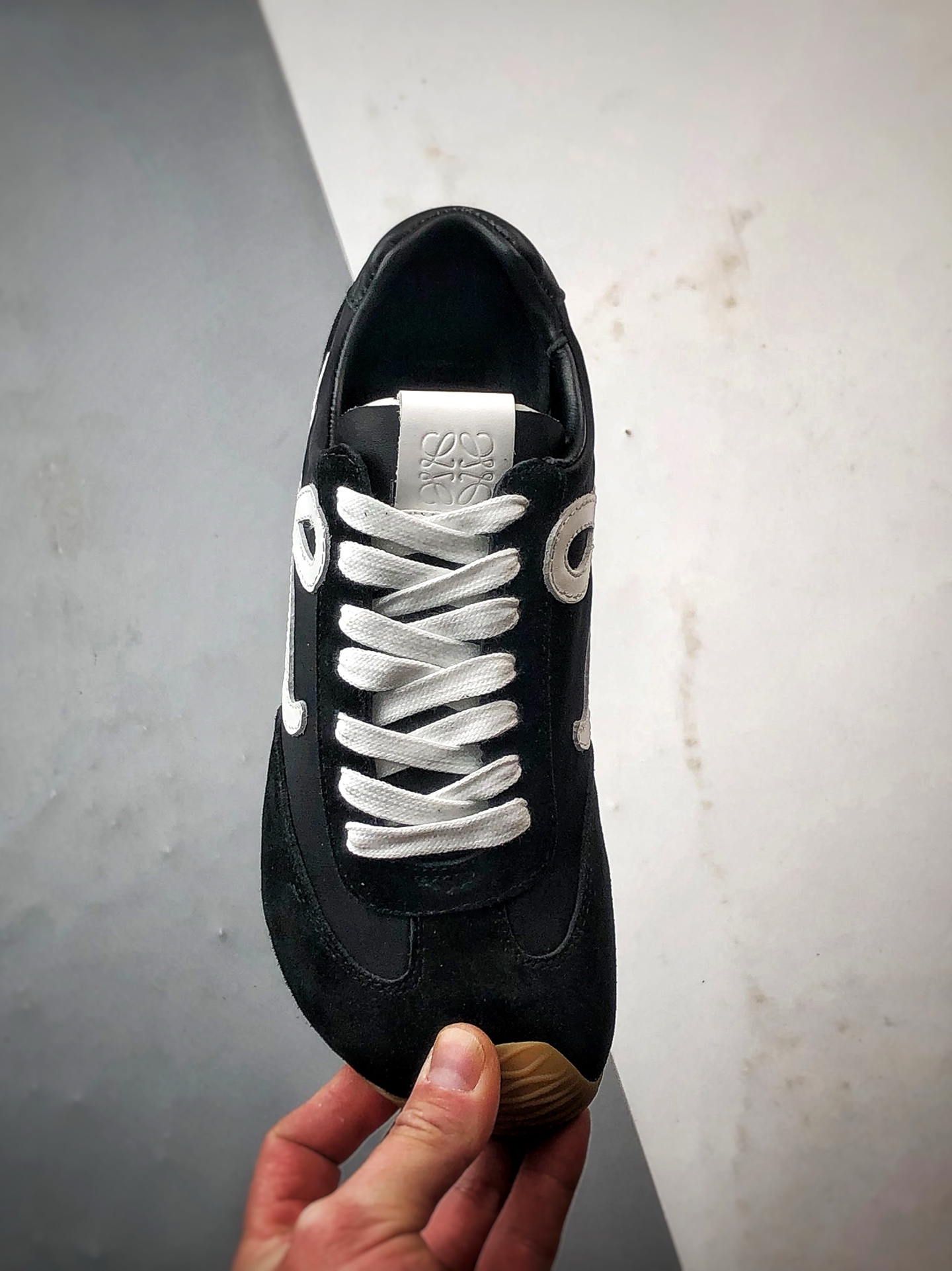 市售顶级 任意细节不惧对比 罗意威/Loewe 2025 | Ballet Runner 2.0 黑色 早春新款爆款芭蕾舞鞋