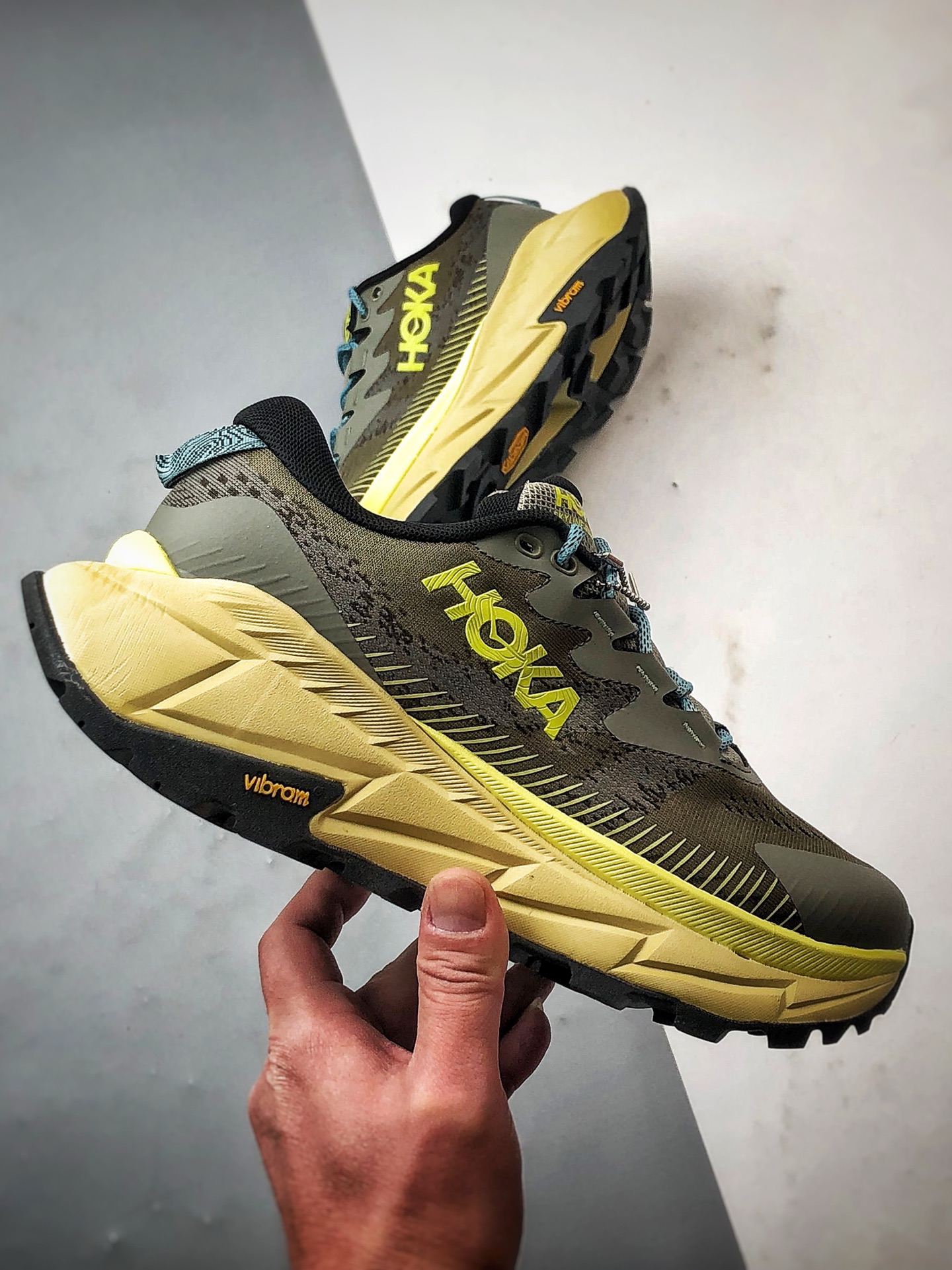 Hoka One One Skyline-Float X 绿色 天际线户外功能休闲徒步鞋  1141610-OHCRT