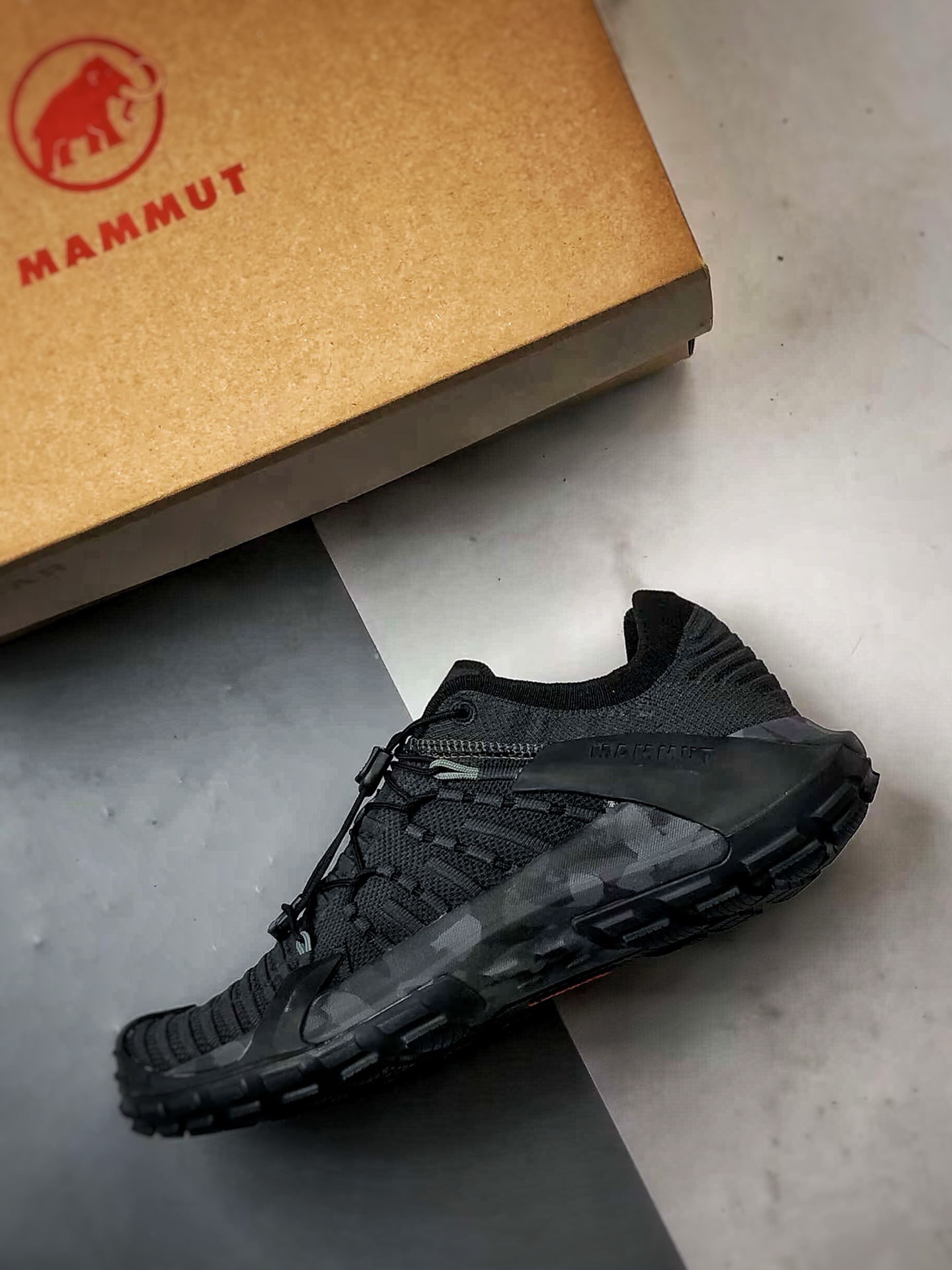 Mammut猛犸象 Hueco Knit 2 黑色 市面首发#Mammut猛犸象Hueco系列多功能登山靴