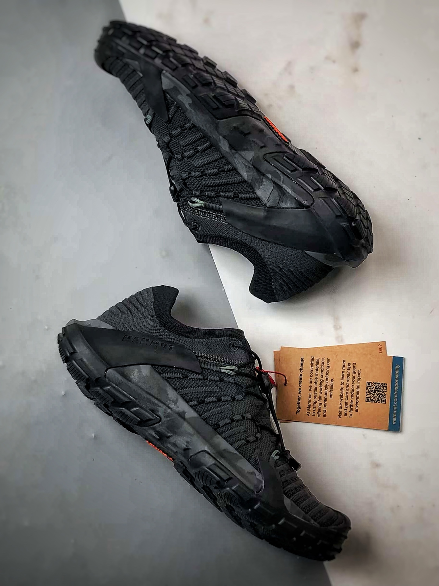 Mammut猛犸象 Hueco Knit 2 黑色 市面首发#Mammut猛犸象Hueco系列多功能登山靴