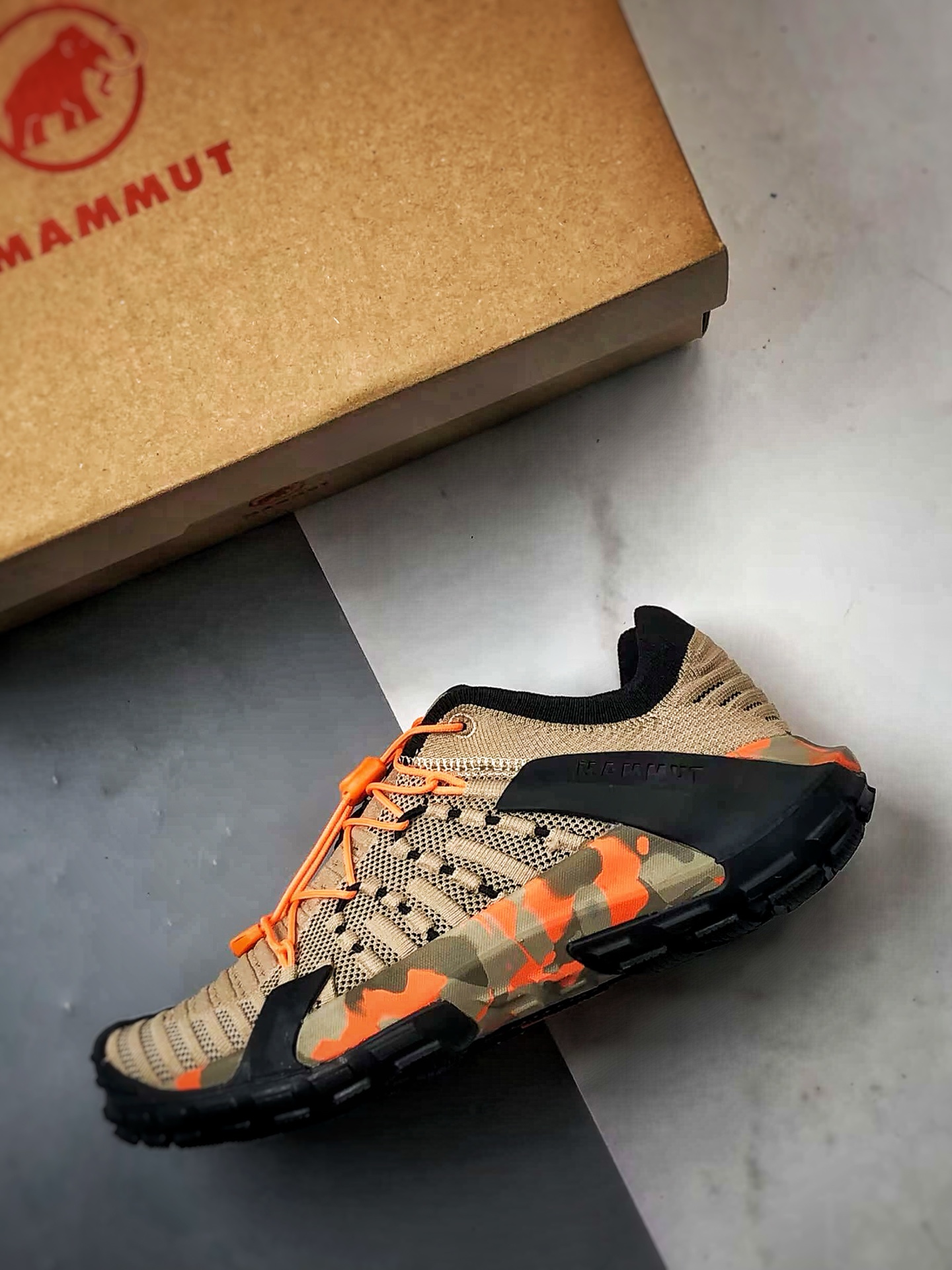 Mammut猛犸象 Hueco Knit 2 棕黑 市面首发#Mammut猛犸象Hueco系列多功能登山靴