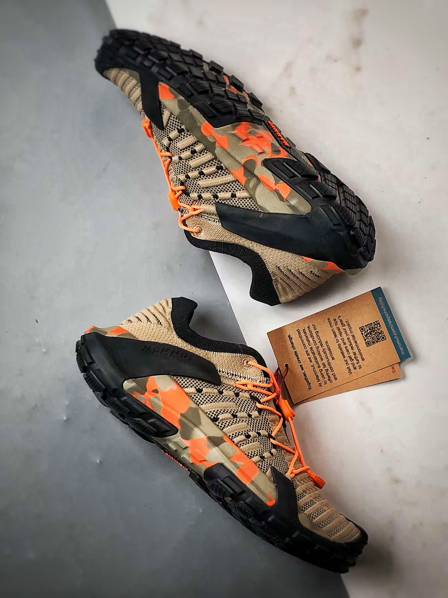 Mammut猛犸象 Hueco Knit 2 棕黑 市面首发#Mammut猛犸象Hueco系列多功能登山靴