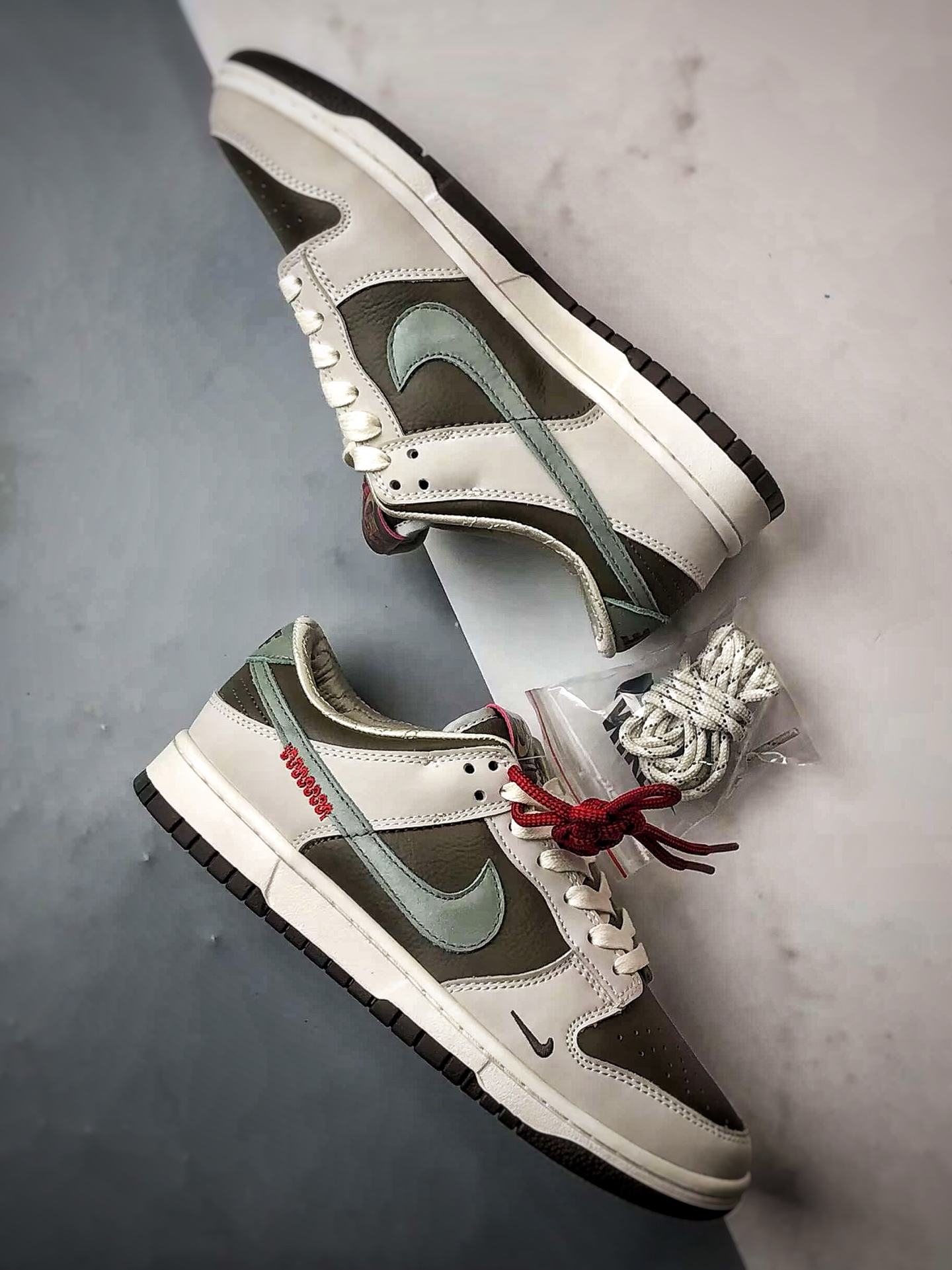 NK Dunk Low CNY ”Year Of The Snake” 蛇年限定白绿 低帮休闲运动板鞋 HV5980-231