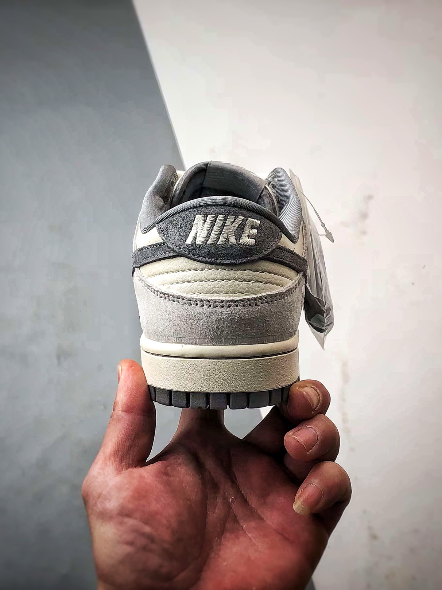 NK Dunk Low Retro ”DIY高端定制” OW弹幕印字米白灰 低帮休闲运动板鞋  YX5066-213