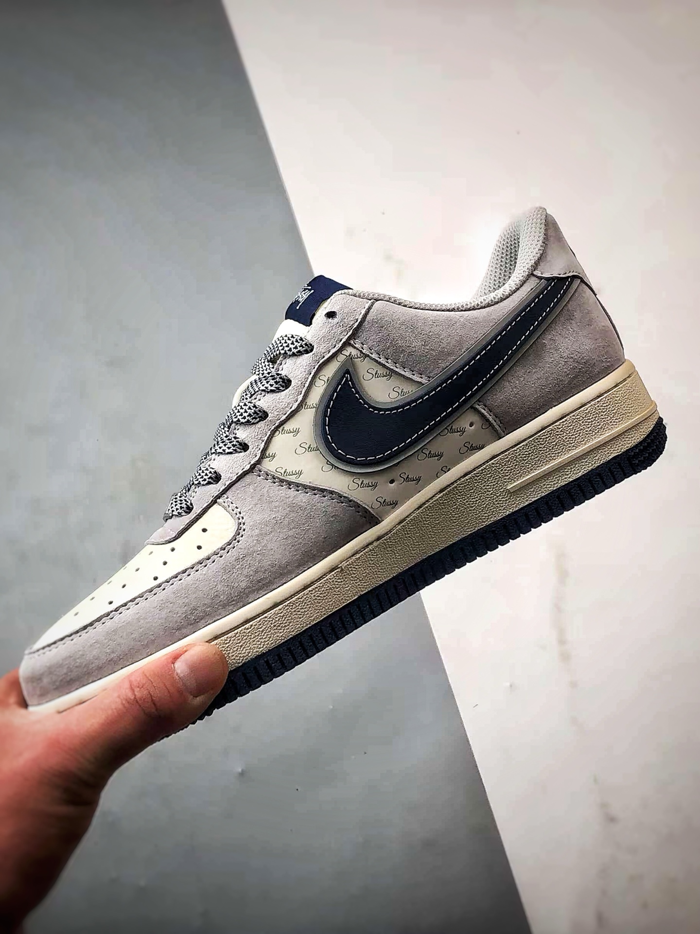 Stussy x Air Force 1 Low 米灰藏蓝  XZ3318-088