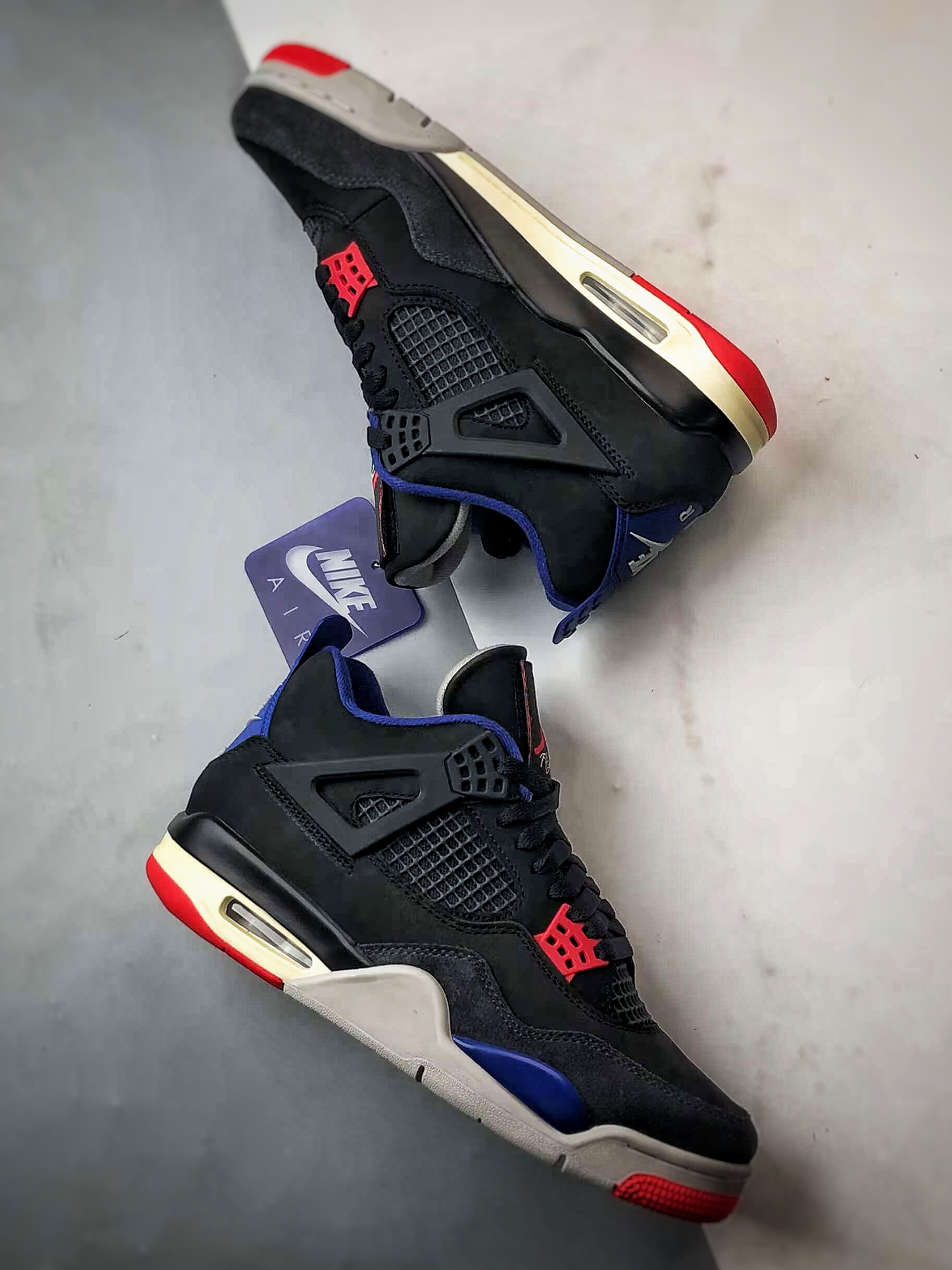 【官方纯原版本 诠释市场最强四代】 Air Jordan 4 Rare Air ”Laser” 黑灰  FV5029-003