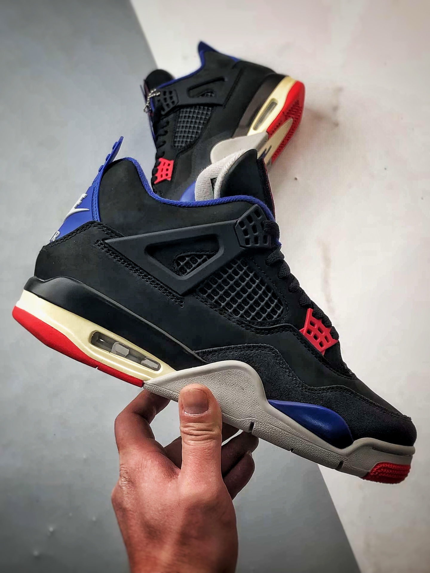 【官方纯原版本 诠释市场最强四代】 Air Jordan 4 Rare Air ”Laser” 黑灰  FV5029-003