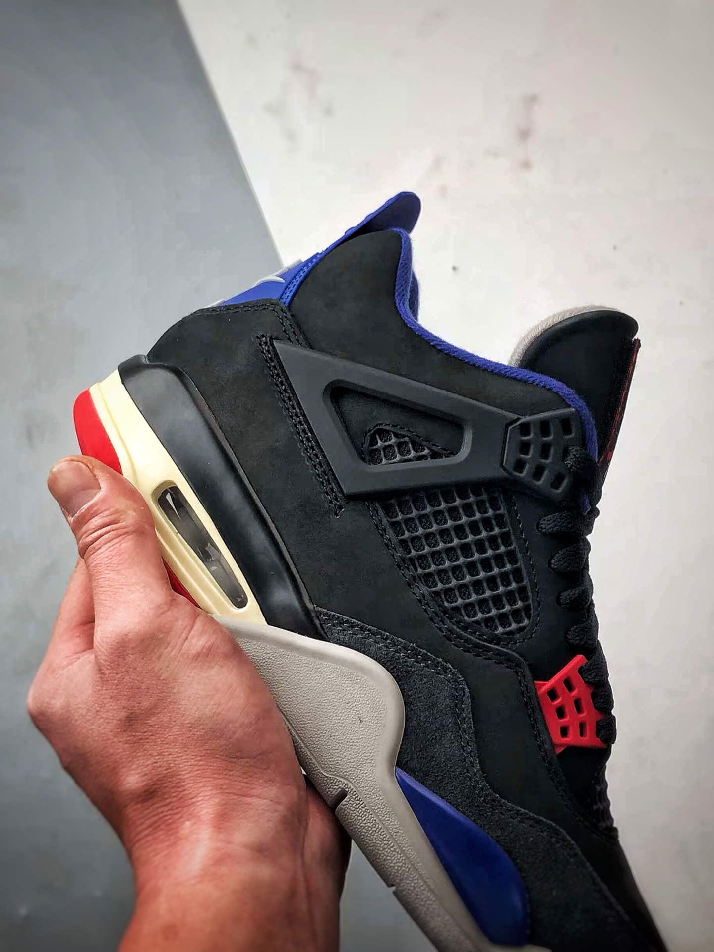 【官方纯原版本 诠释市场最强四代】 Air Jordan 4 Rare Air ”Laser” 黑灰  FV5029-003