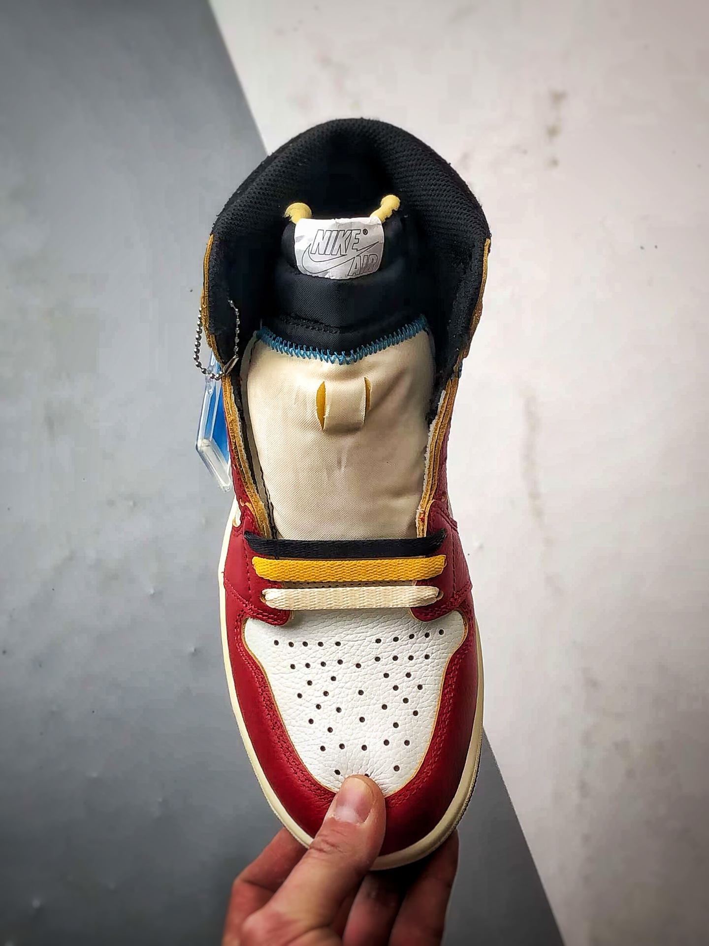 Union x Air Jordan 1 Retro High OG UN联名白红灰 HV8563-600