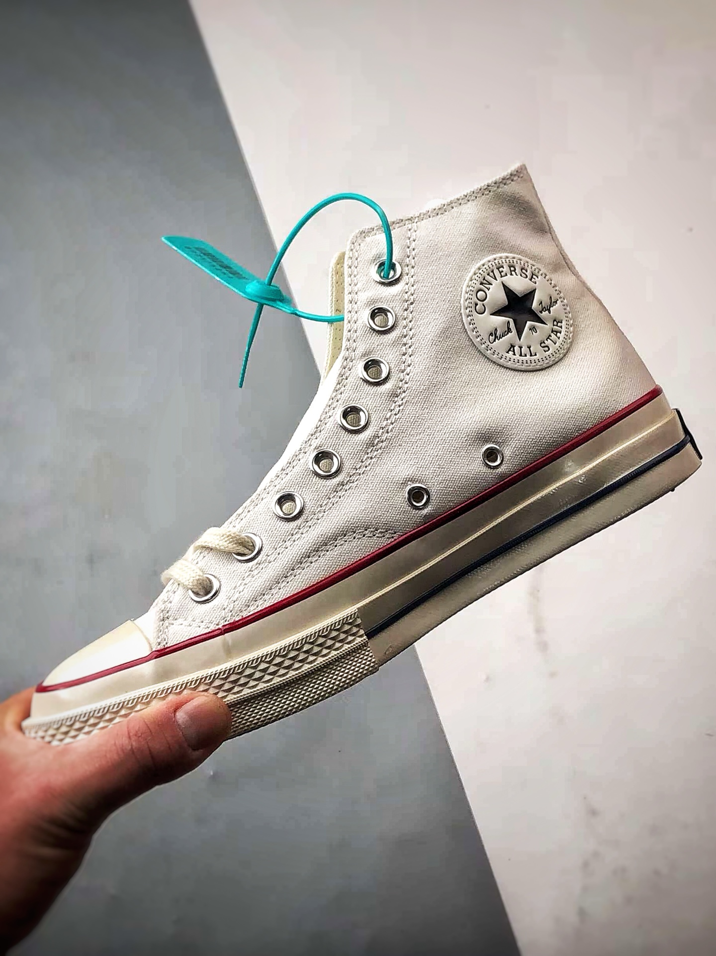 国漫之光 哪吒之魔童闹海 Converse 1970s 联名限定 白色 定制系列 运动休闲高帮帆布鞋