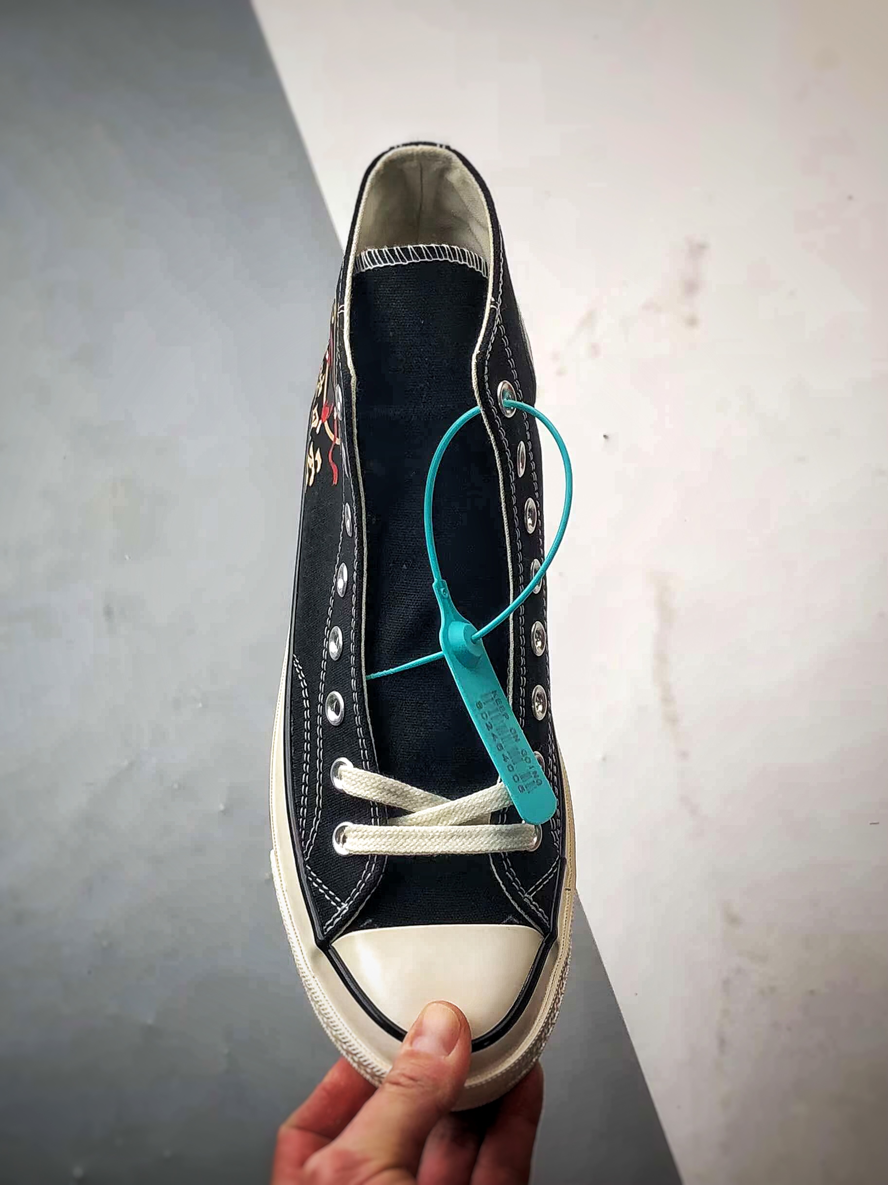 国漫之光 哪吒之魔童闹海 Converse 1970s 联名限定 黑色 定制系列 运动休闲高帮帆布鞋