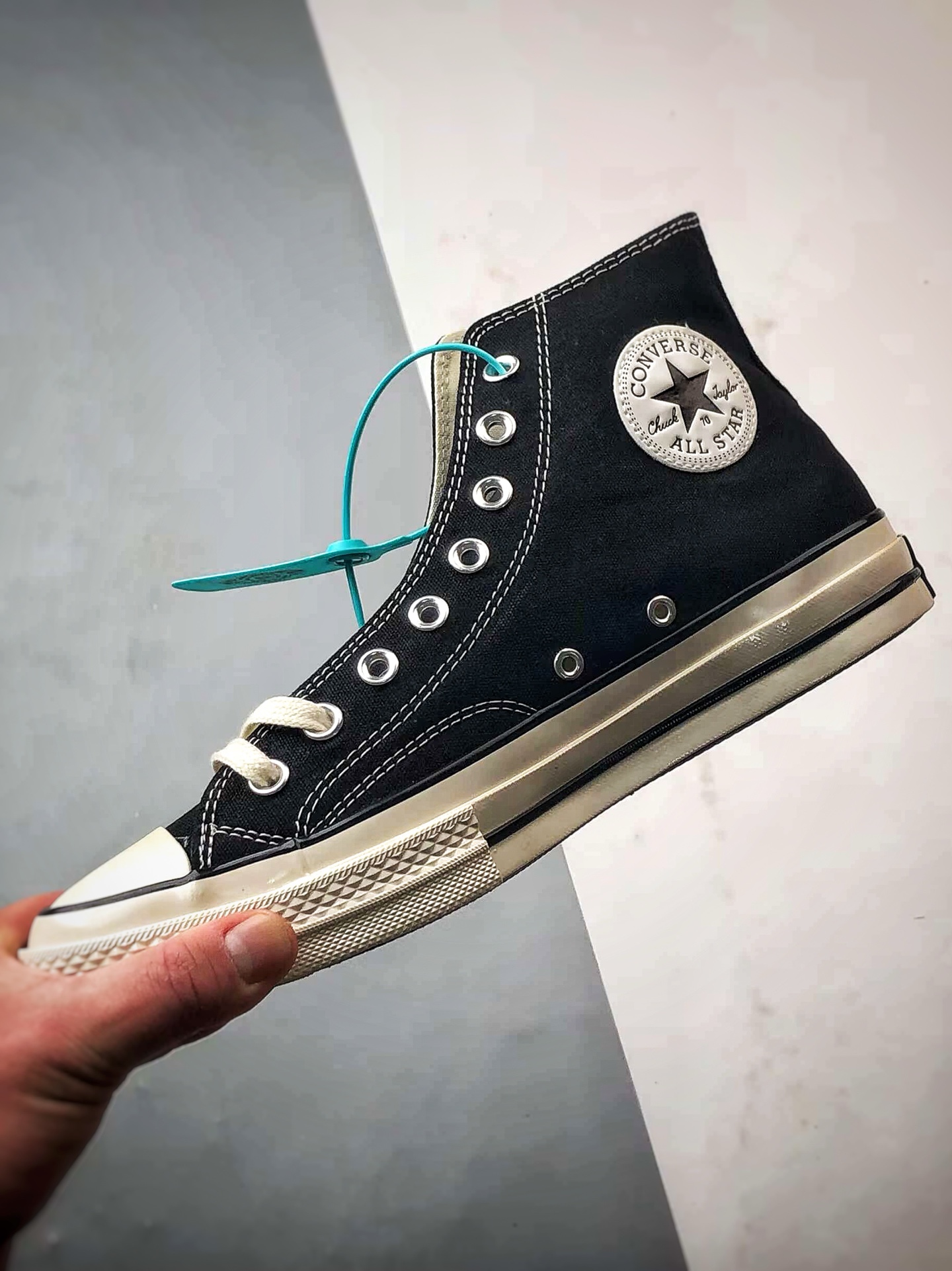 国漫之光 哪吒之魔童闹海 Converse 1970s 联名限定 黑色 定制系列 运动休闲高帮帆布鞋