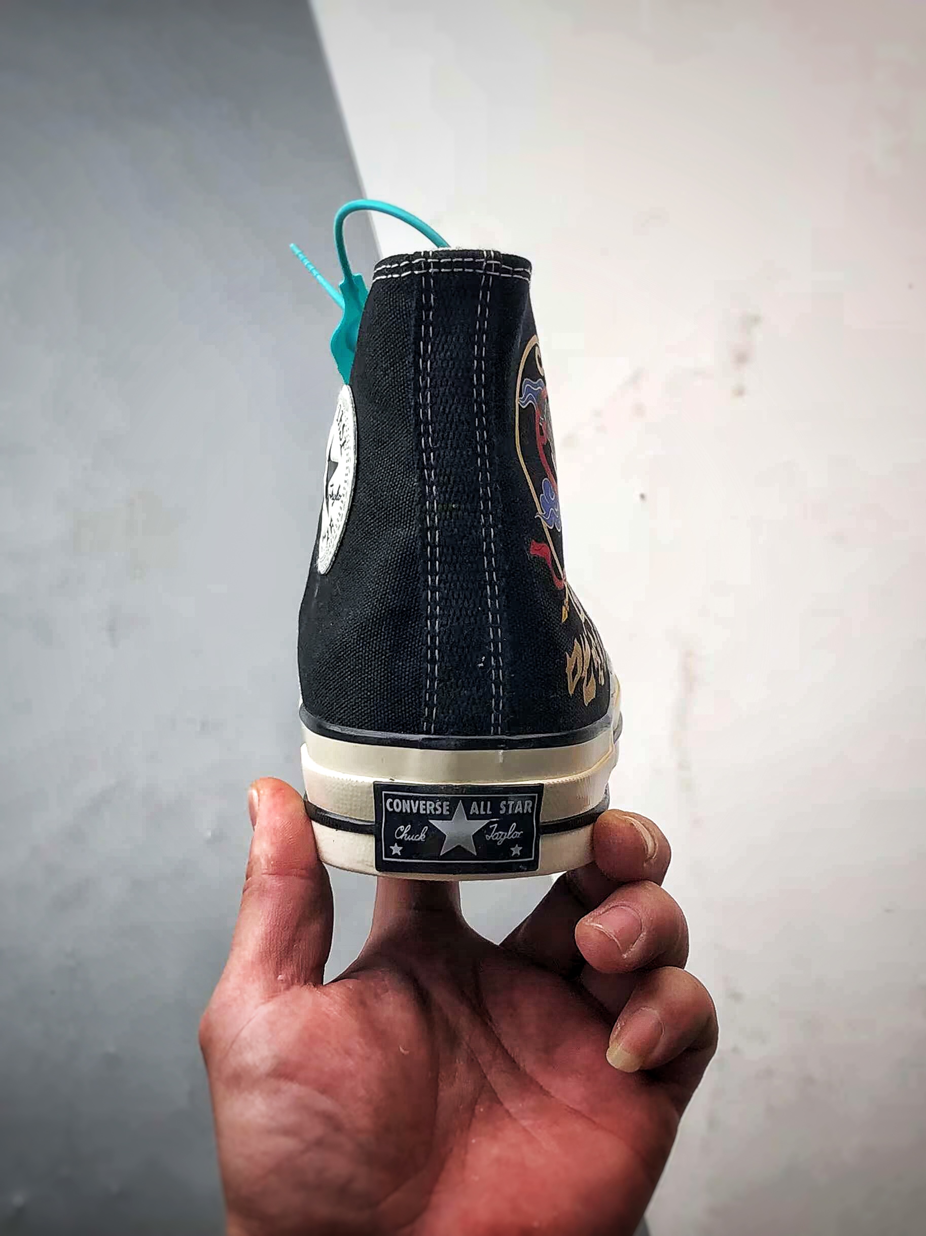 国漫之光 哪吒之魔童闹海 Converse 1970s 联名限定 黑色 定制系列 运动休闲高帮帆布鞋