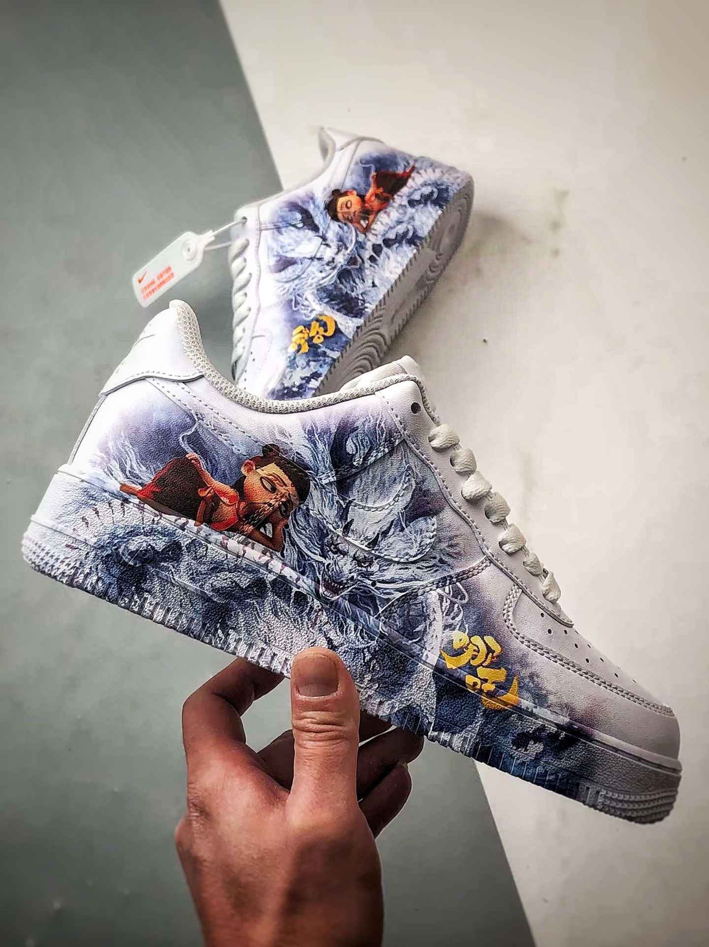 Air Force 1 Low 哪吒手绘涂鸦