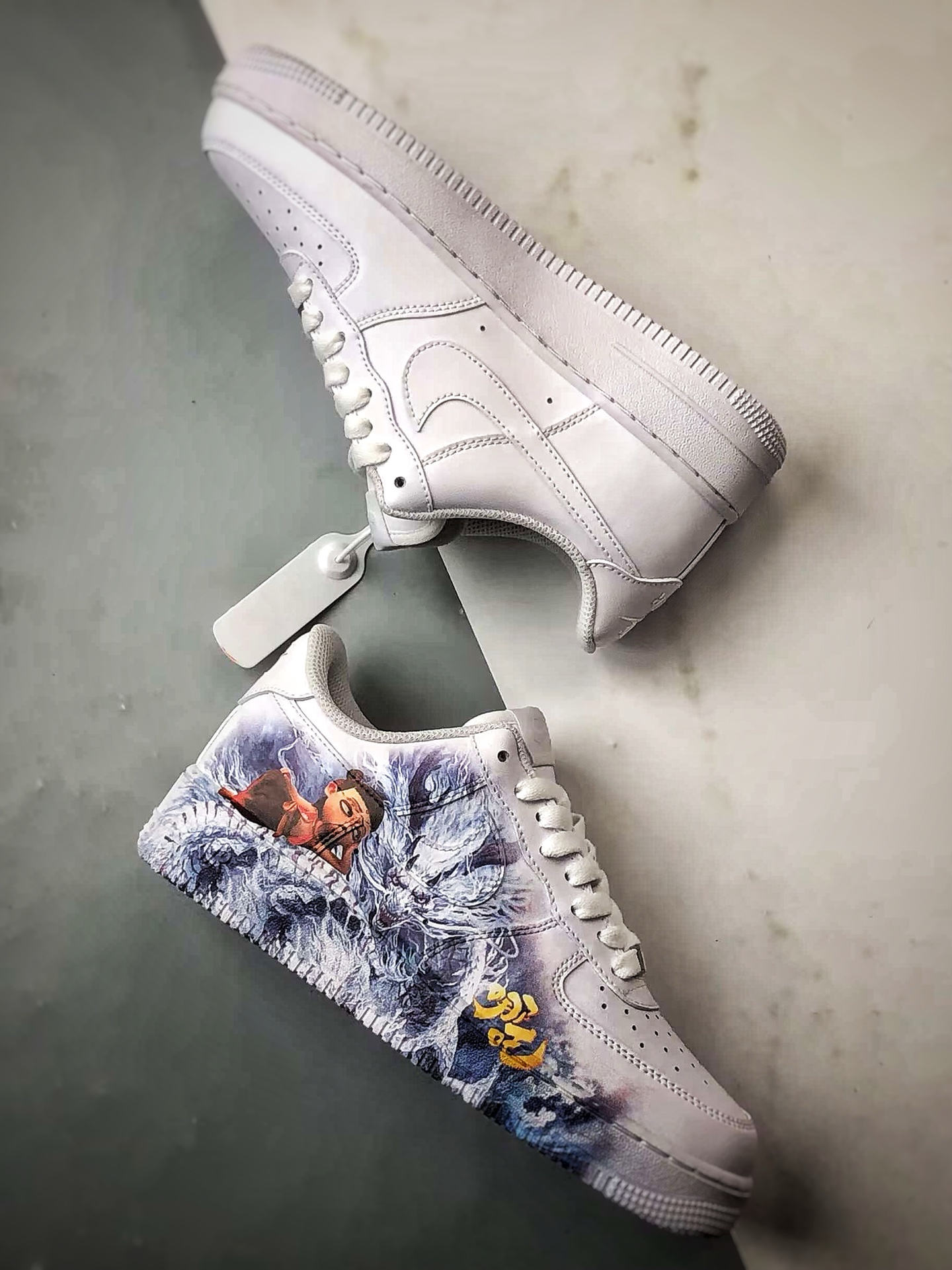Air Force 1 Low 哪吒手绘涂鸦