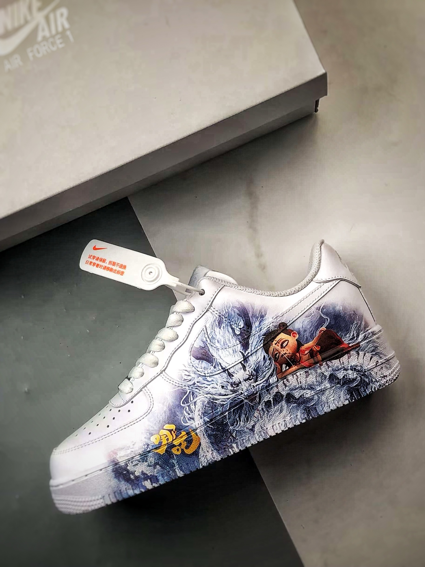 Air Force 1 Low 哪吒手绘涂鸦