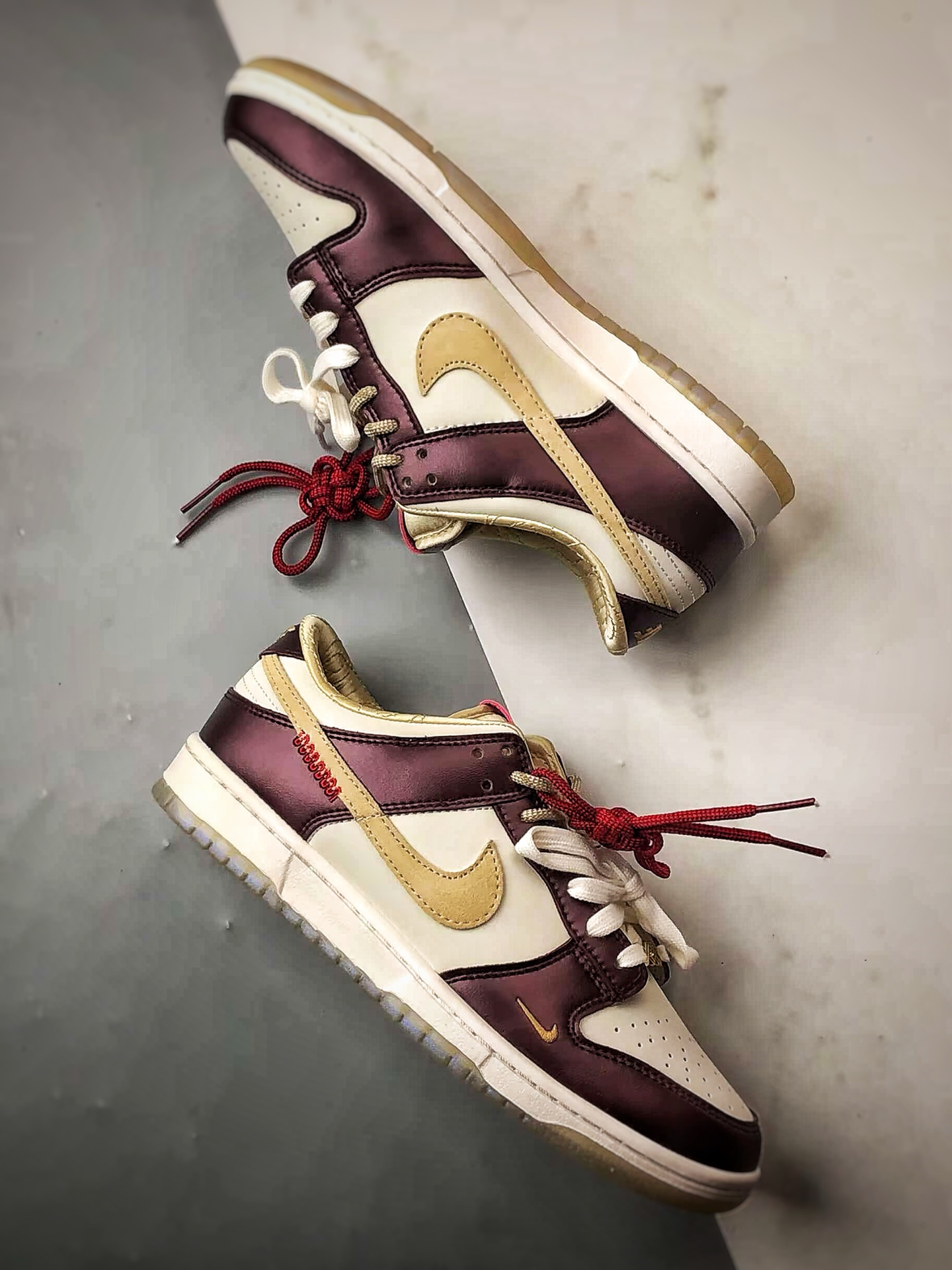 NK Dunk Low CNY ”Year Of The Snake” 蛇年限定白金红 低帮休闲运动板鞋 HV5991-171