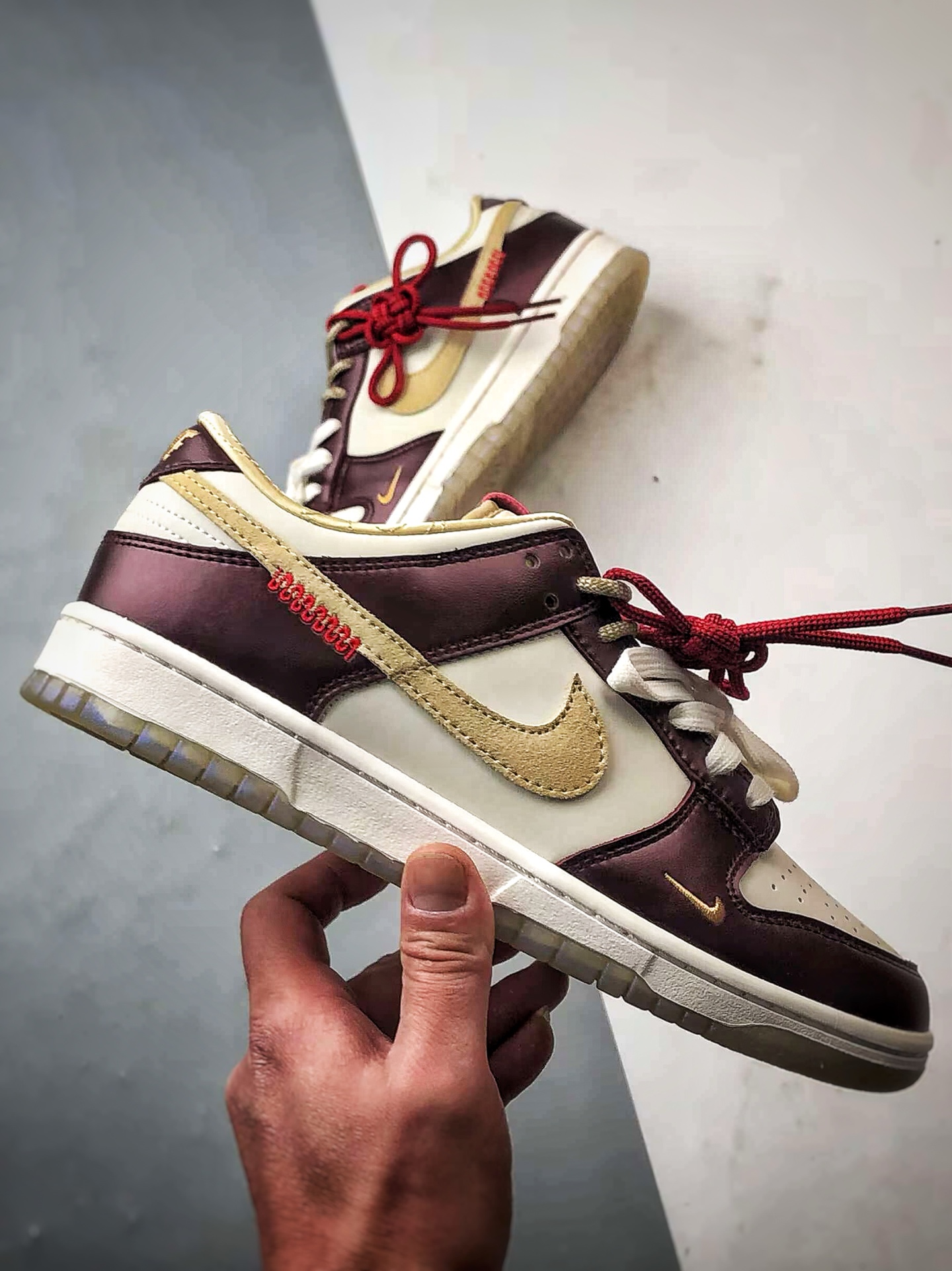 NK Dunk Low CNY ”Year Of The Snake” 蛇年限定白金红 低帮休闲运动板鞋 HV5991-171