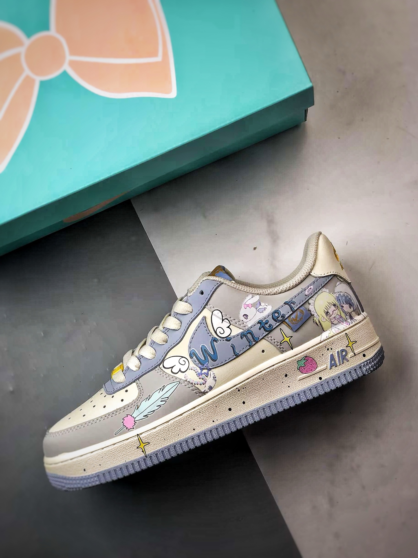 Air Force 1 Low 小天使手绘涂鸦  DB3301-711