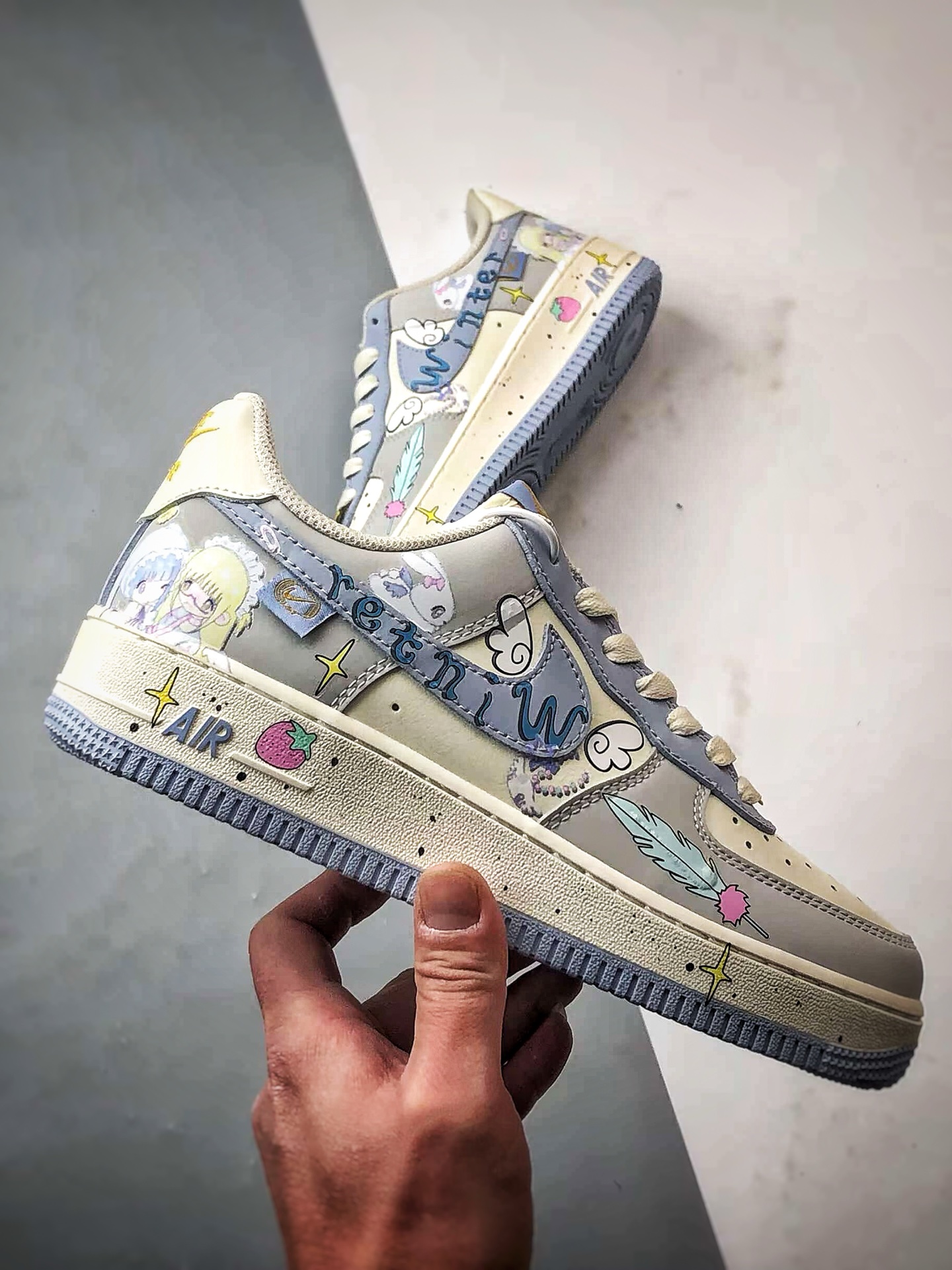 Air Force 1 Low 小天使手绘涂鸦  DB3301-711