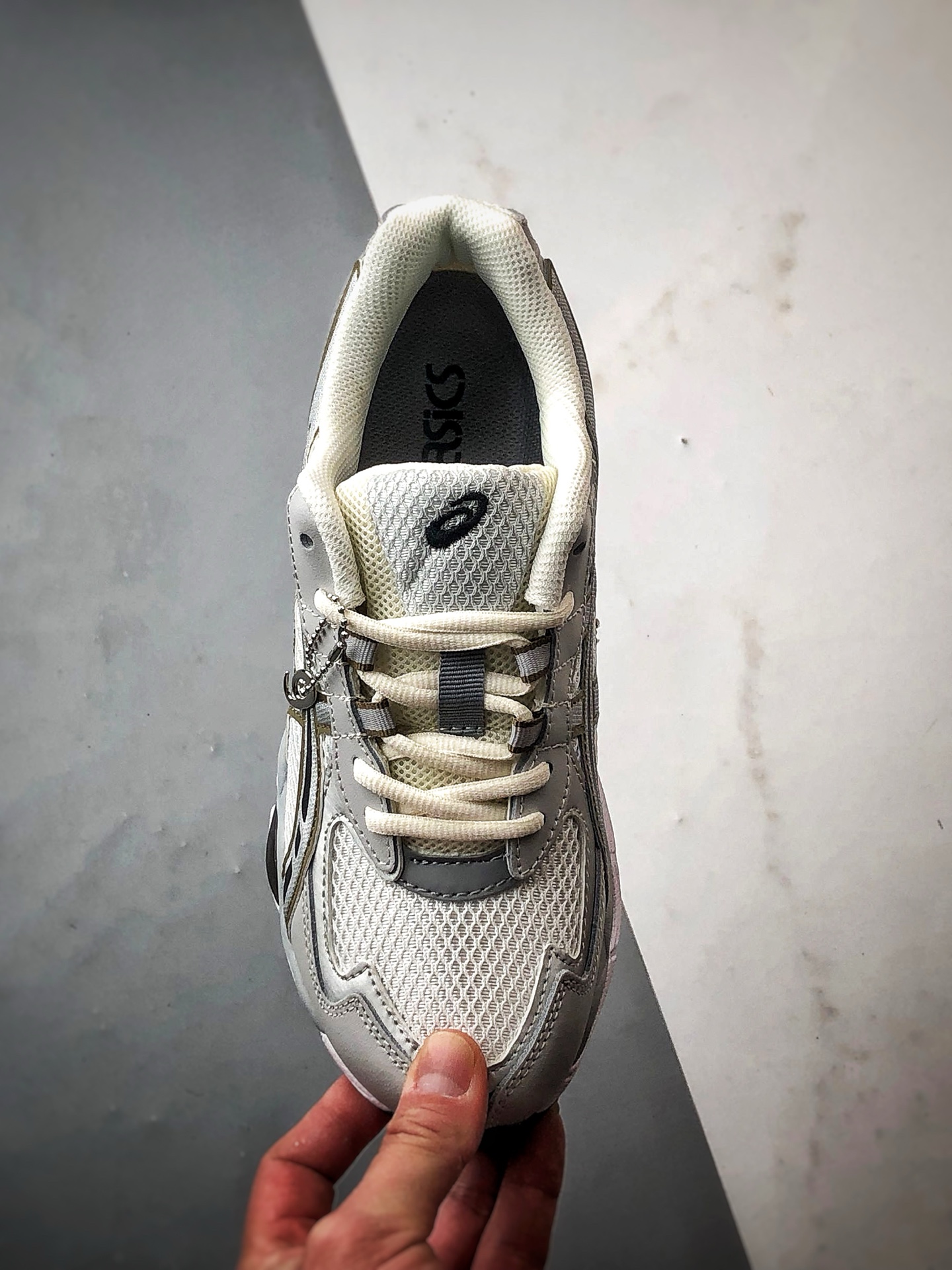 Asics Gel-NYC 复古单品 米灰棕 亚瑟士新款厚底街头运动休闲鞋