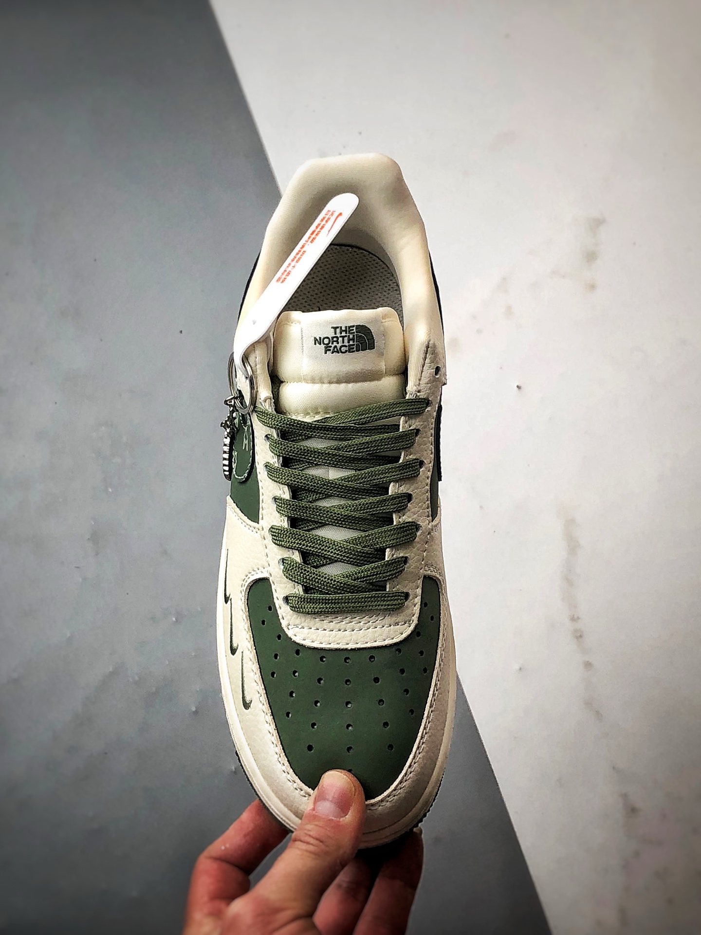 TNF x Air Force 1 Low 米白绿  KK1988-043
