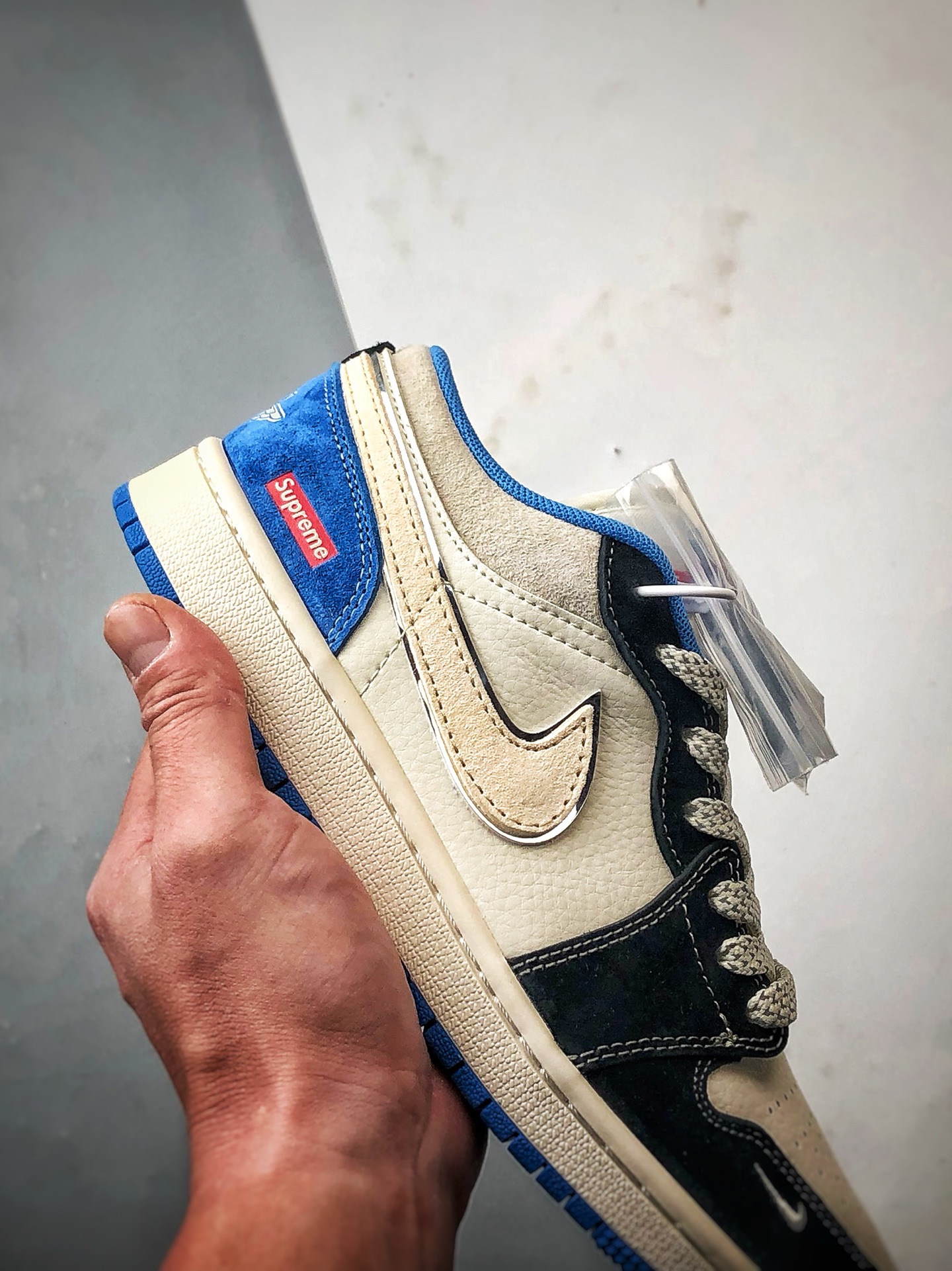 Air Jordan 1 Low OG ”高端定制” Sup白黑蓝  XX3318-501