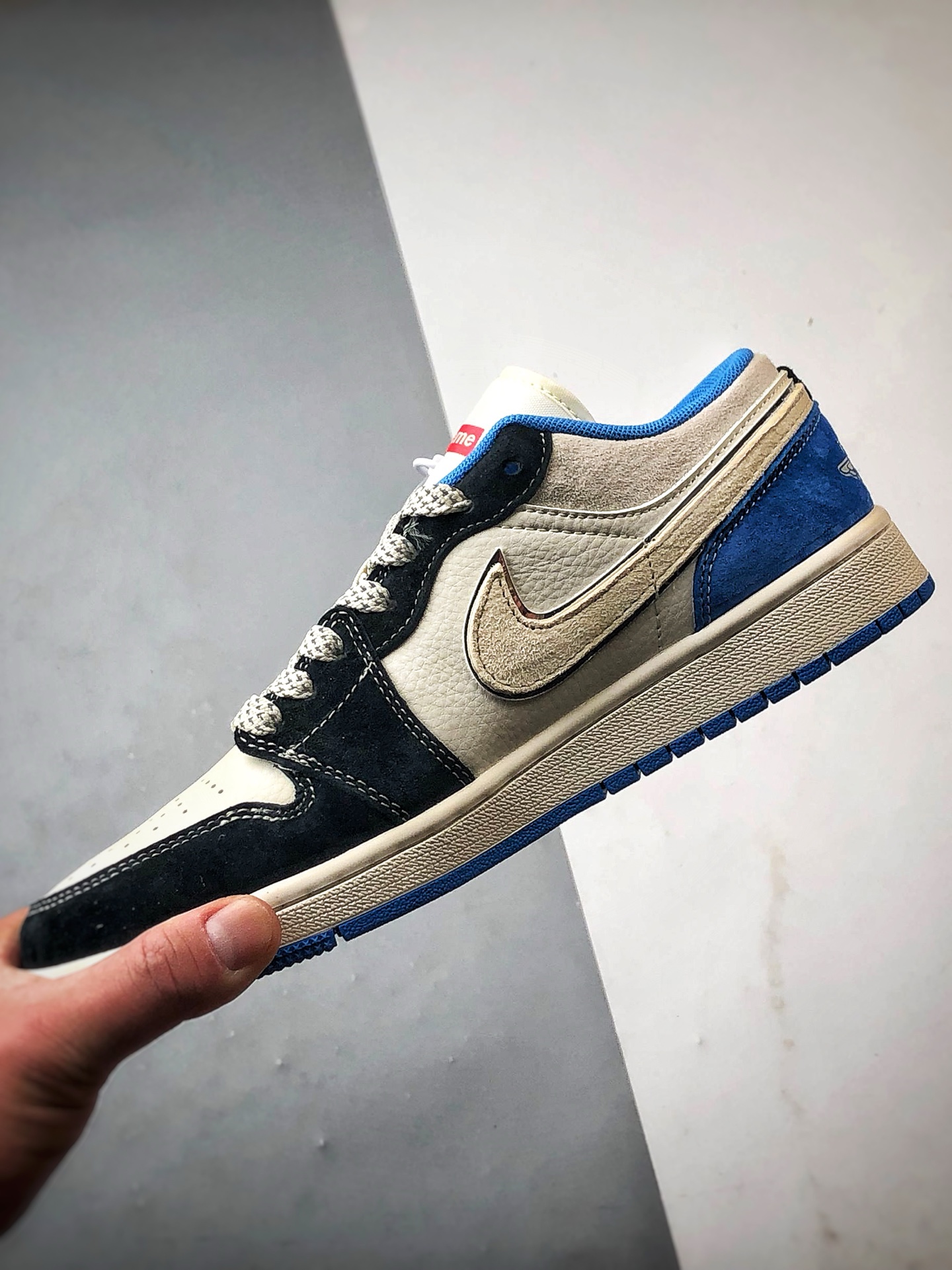 Air Jordan 1 Low OG ”高端定制” Sup白黑蓝  XX3318-501