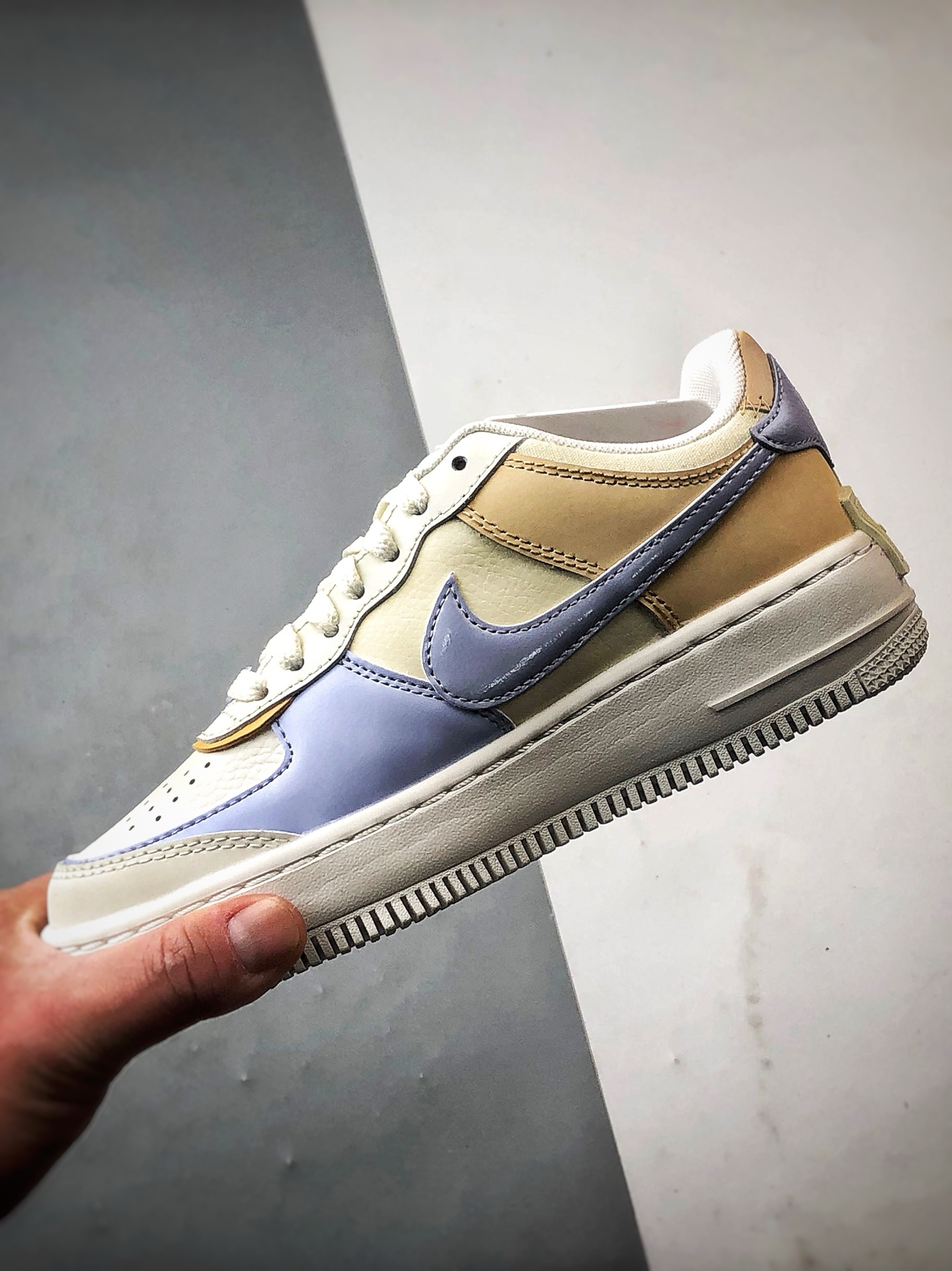 Air Force 1 Shadow 白粉色 轻量增高低帮百搭板鞋马卡龙 DZ1847-114