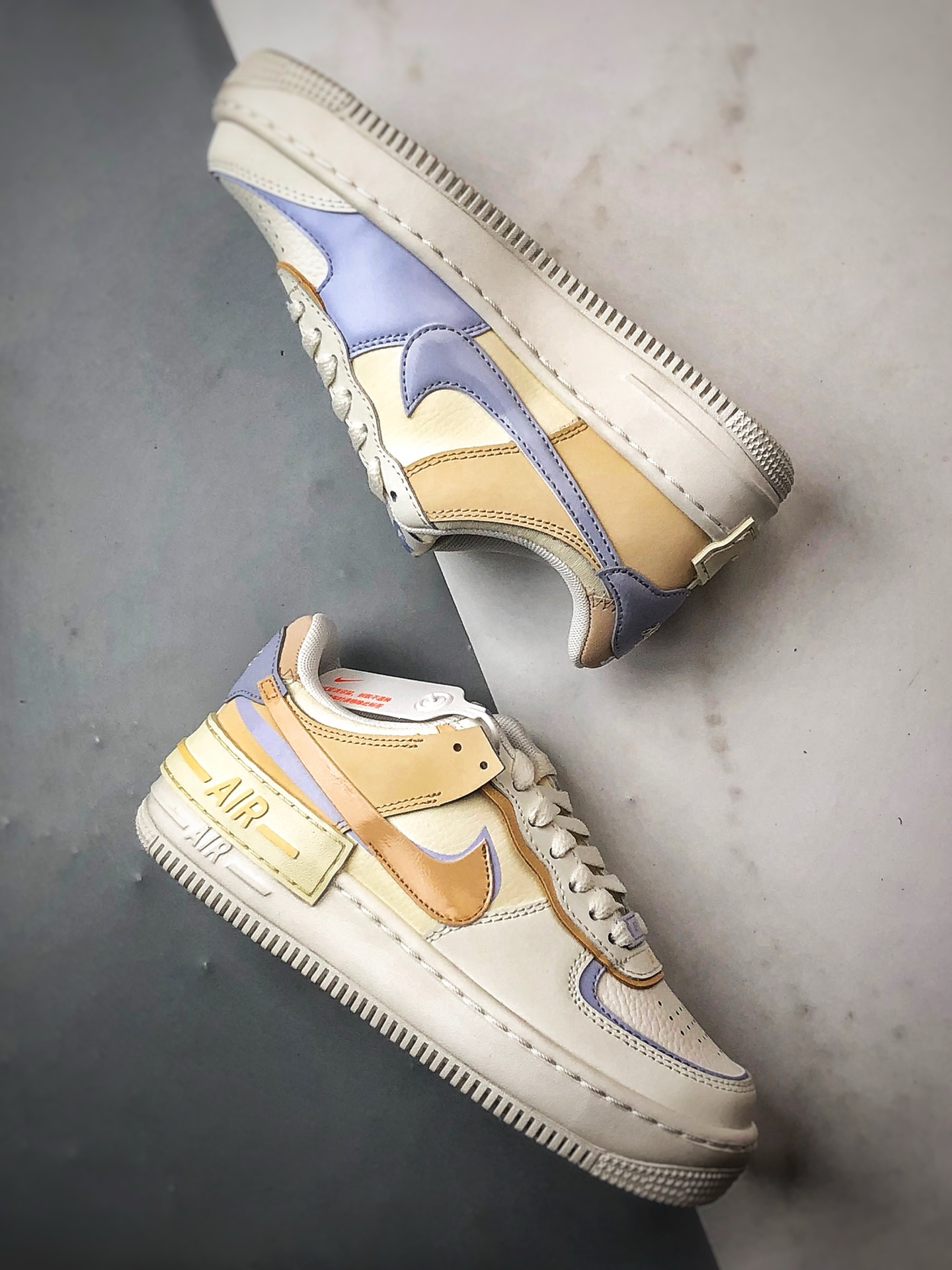 Air Force 1 Shadow 白粉色 轻量增高低帮百搭板鞋马卡龙 DZ1847-114