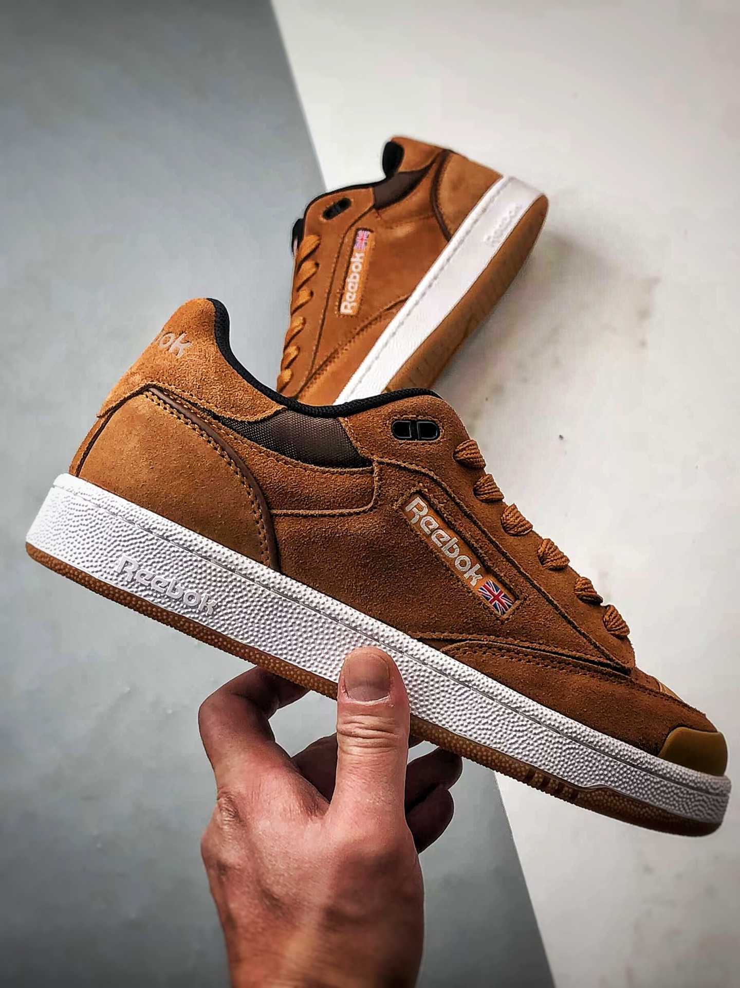 Reebok Club C Bulc 土黄色 锐步复古潮流街头低帮休闲板鞋 100032968