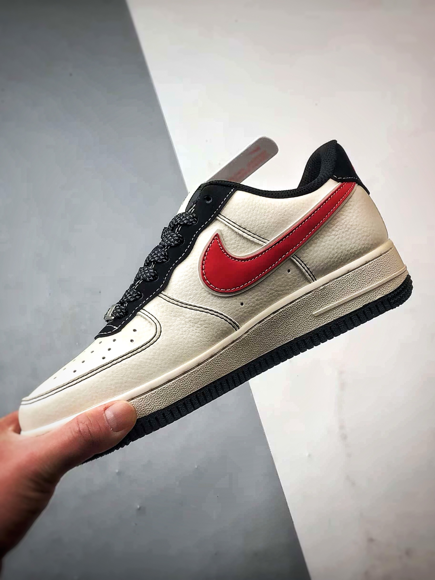Stussy x Air Force 1 Low 白黑红  XS1958-518