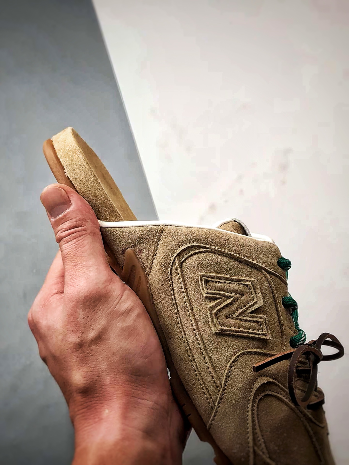 240 New Balancex MiuMiu/缪缪 棕色 春夏新款 圆头平底包头半拖拖鞋