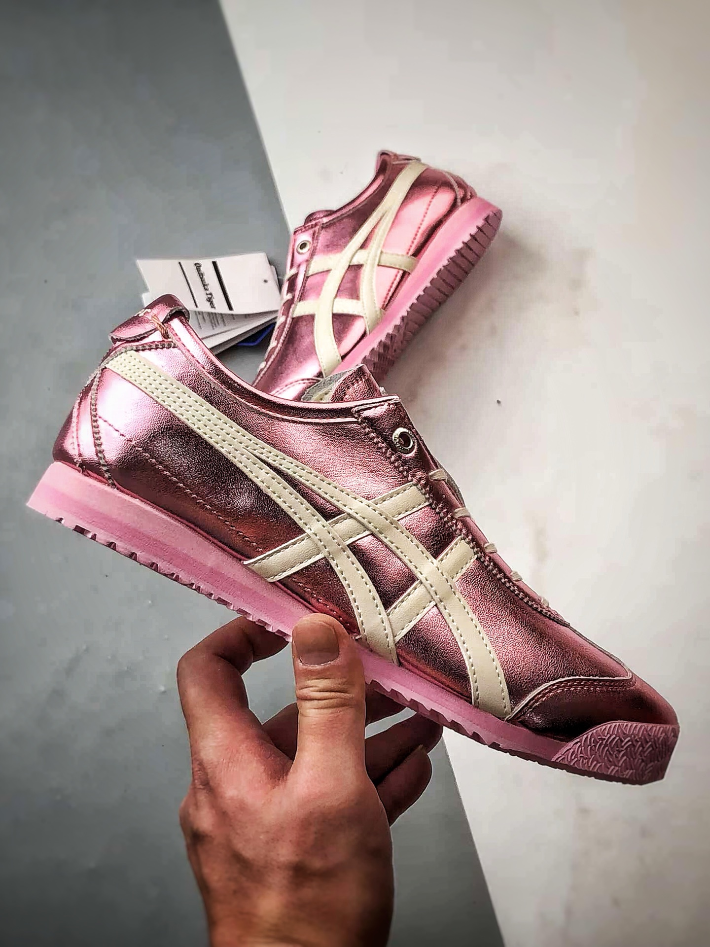 180 Asics 鬼冢虎 Mexico 66 SD 粉色镜面   1183C468-700